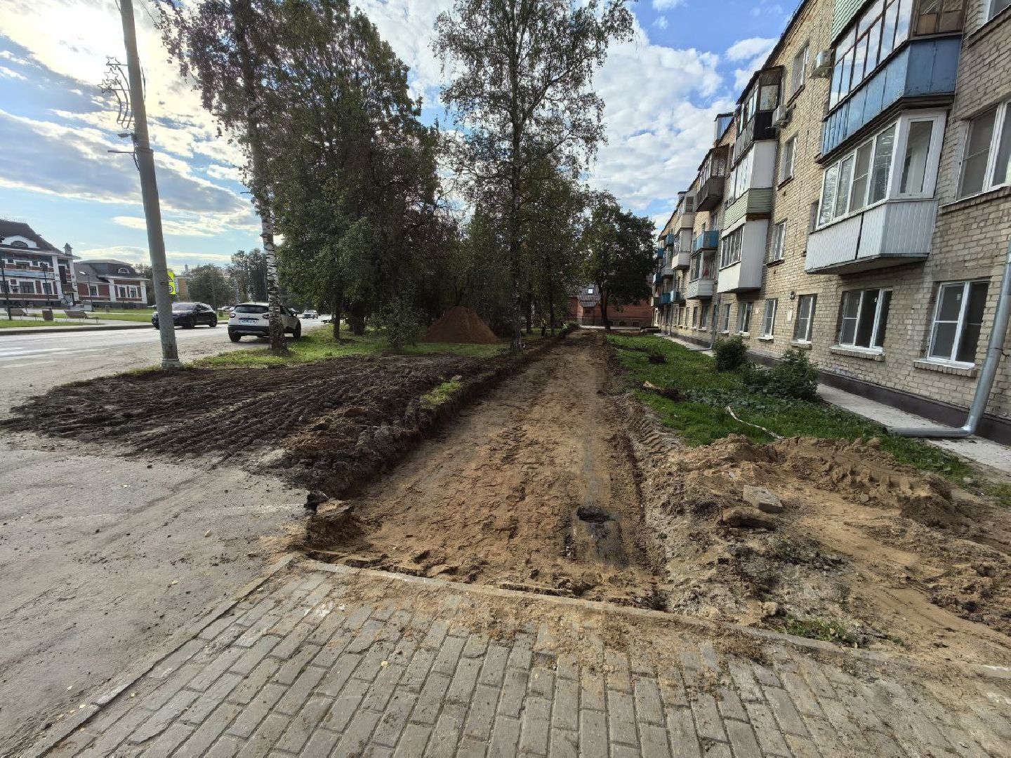 сергиево-посадский городской округ, хотьково, благоустройство, благоустройство площади, сквер , памятник дзержинскому,тц любимый,