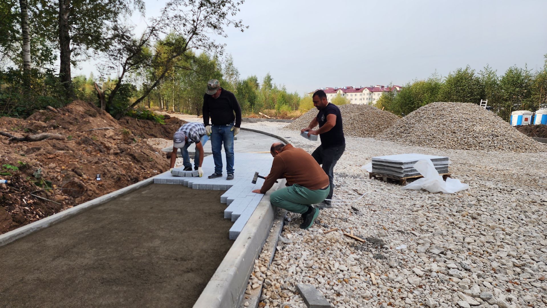 благоустройство, истра, лесопарк,