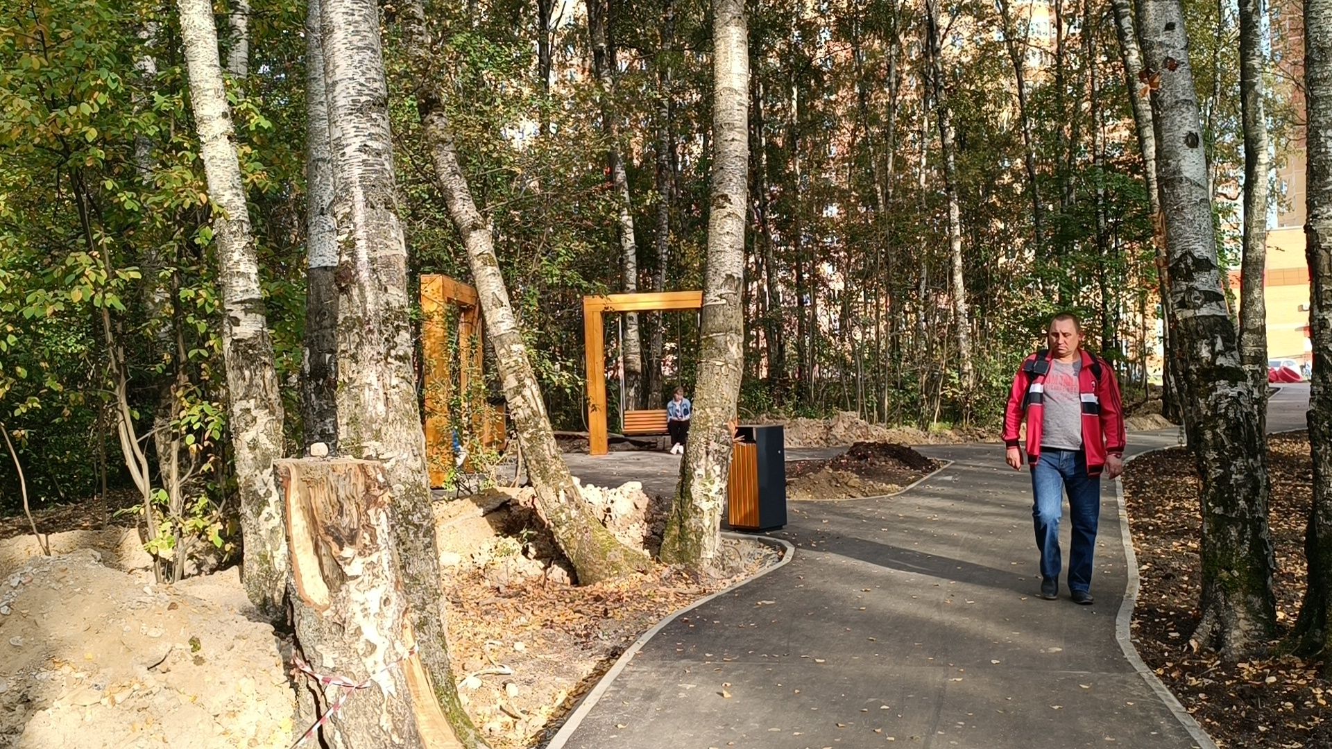 сквер, благоустройство, лобня,