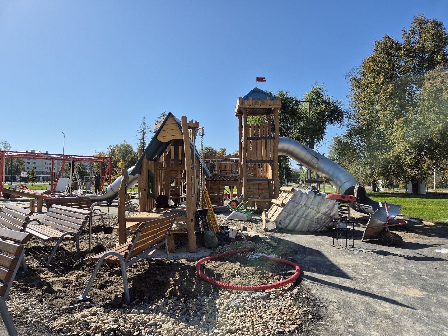 благоустройство сквера, дрезна,