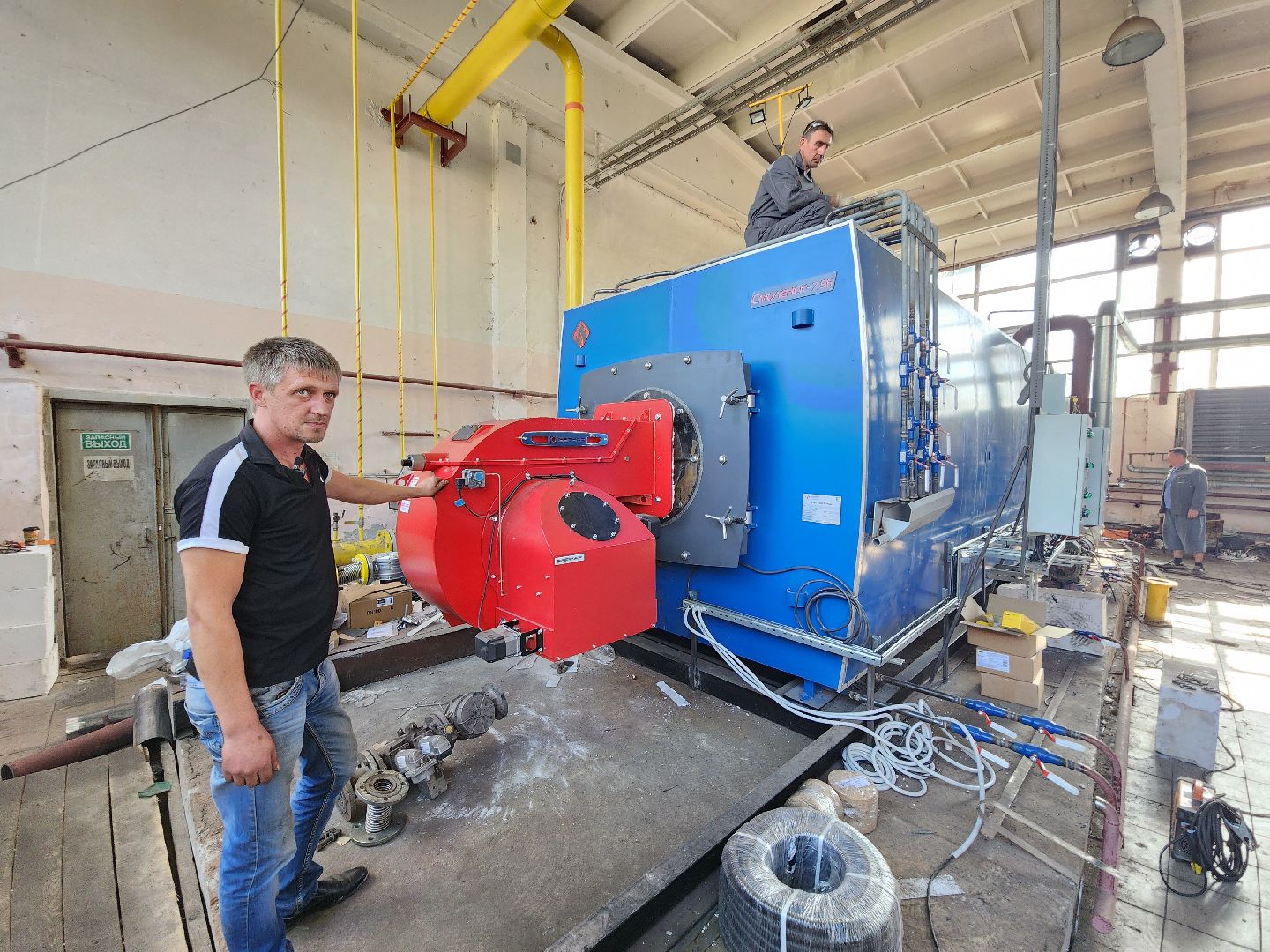 чехов, поселок мещерское, котельная 5, модернизация, реконструкция, обновление, замена котлов, система химической подготовки воды, ремонт и замена оборудования, подготовка к отопительному сезону,замена автоматики, пробные топки, отопление, теплоснабжение, горячее водоснабжение, жилые дома, ссоциальные объекты, психбольница,установка, подключение, монтаж,