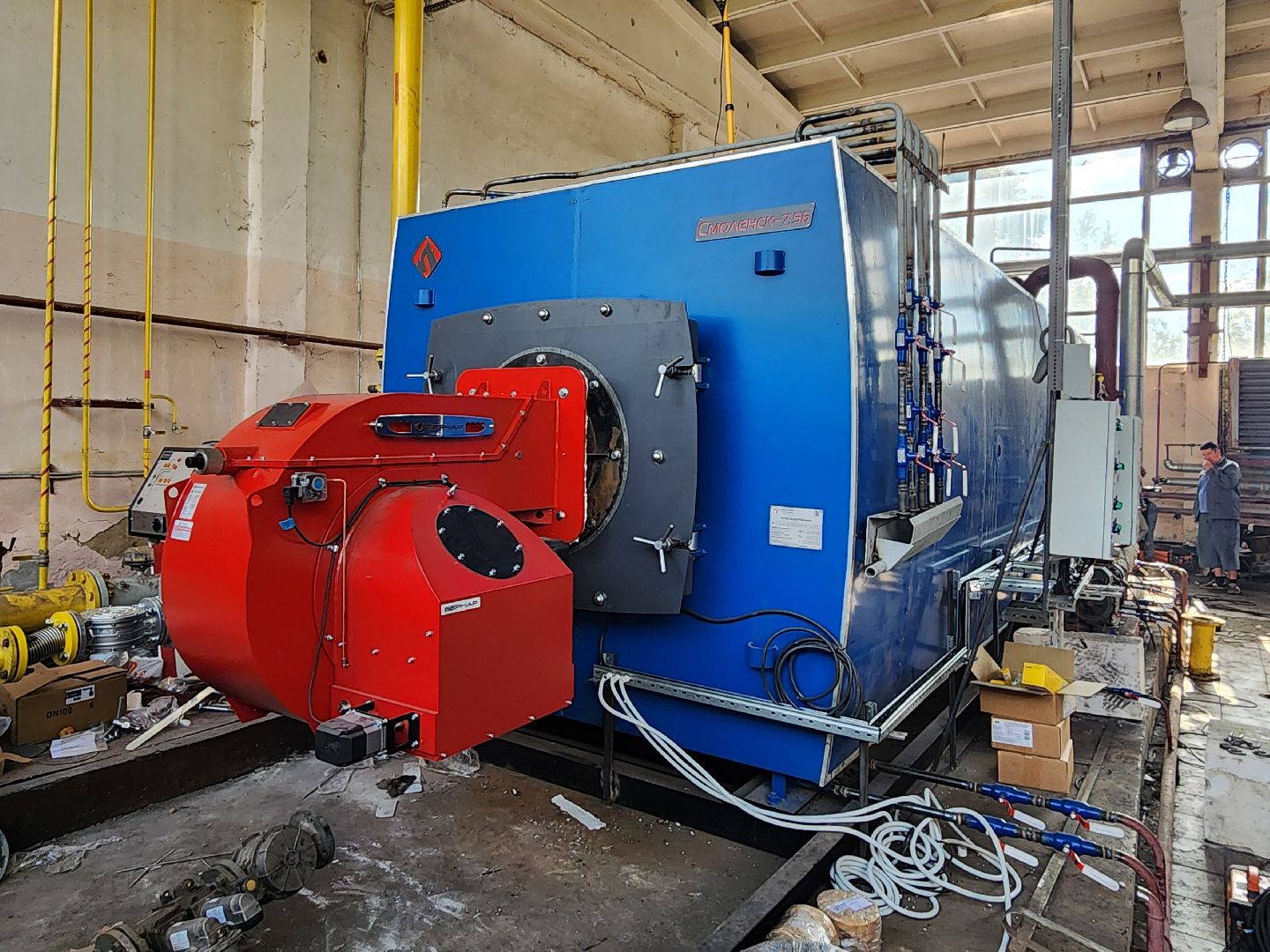 чехов, поселок мещерское, котельная 5, модернизация, реконструкция, обновление, замена котлов, система химической подготовки воды, ремонт и замена оборудования, подготовка к отопительному сезону,замена автоматики, пробные топки, отопление, теплоснабжение, горячее водоснабжение, жилые дома, ссоциальные объекты, психбольница,установка, подключение, монтаж,