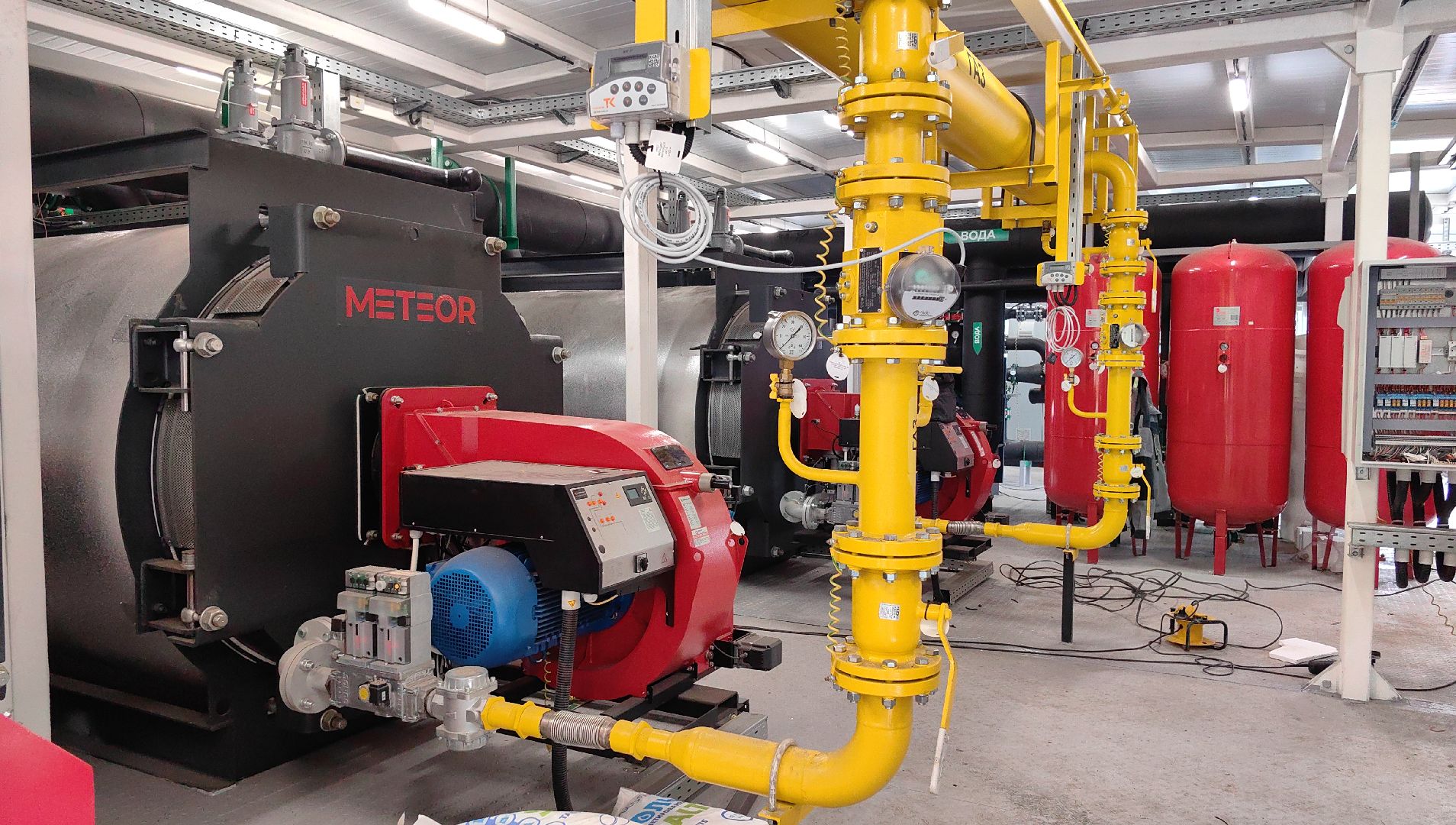 котельная, пробная топка, котлы, отопление, теплоснабжение,