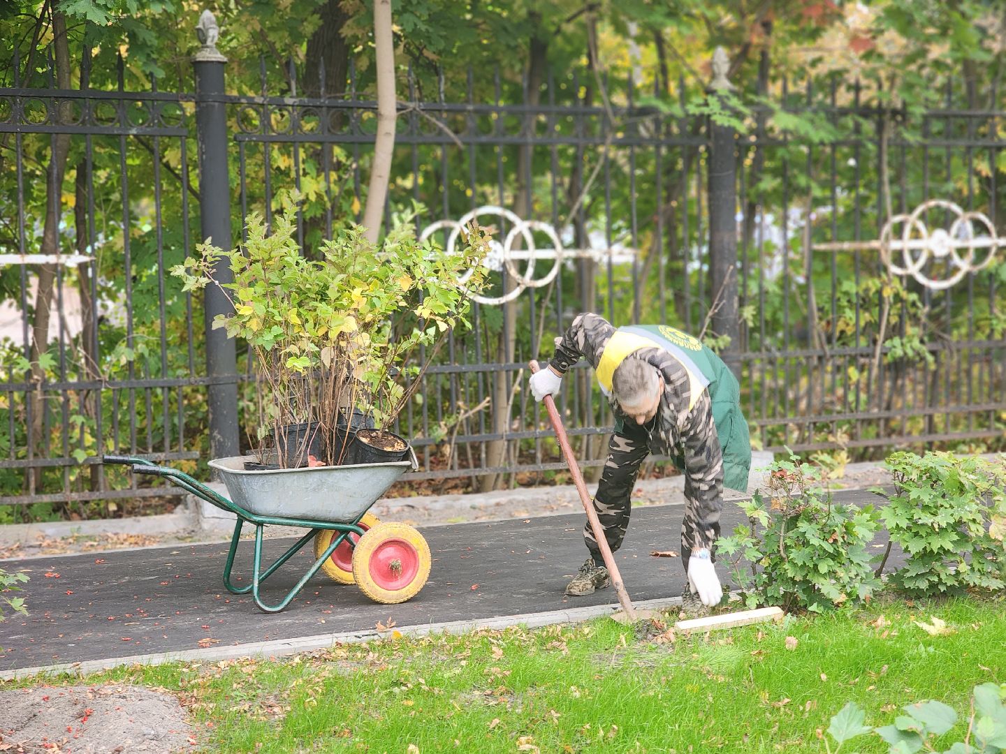 королёв, благоустройство сквера имени чмыреваив королеве, администрация городского округа королев , губернатор московской области,