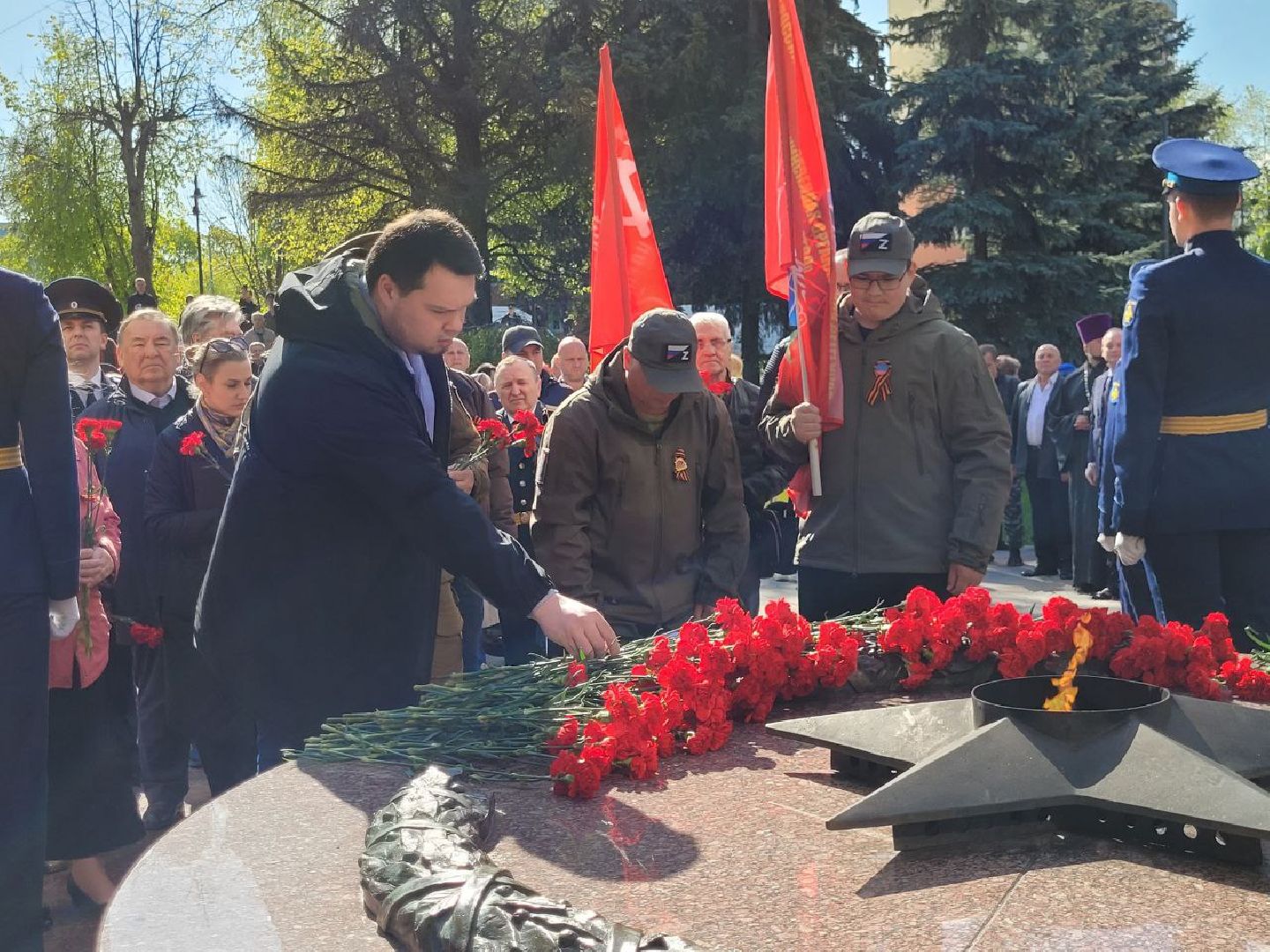 день победы; 9 мая; видное; возложение; аллея славы; дань памяти