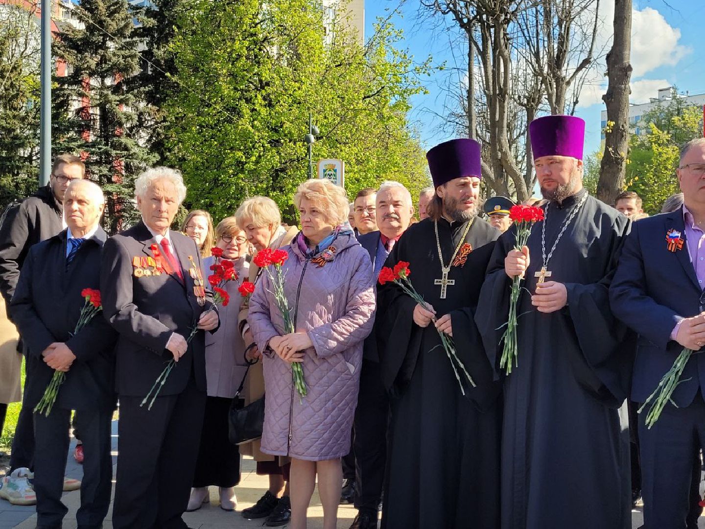 день победы; 9 мая; видное; возложение; аллея славы; дань памяти