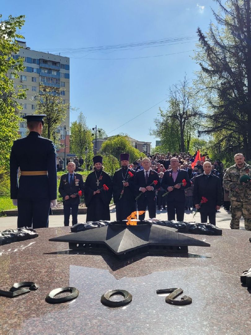 день победы; 9 мая; видное; возложение; аллея славы; дань памяти