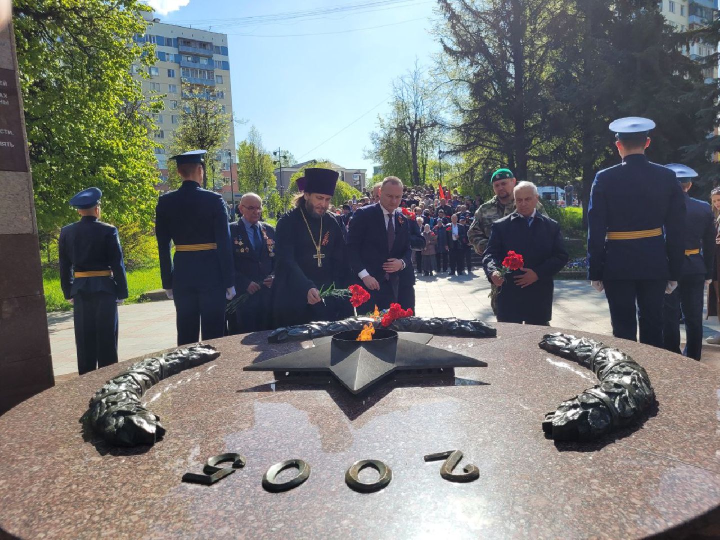 день победы; 9 мая; видное; возложение; аллея славы; дань памяти