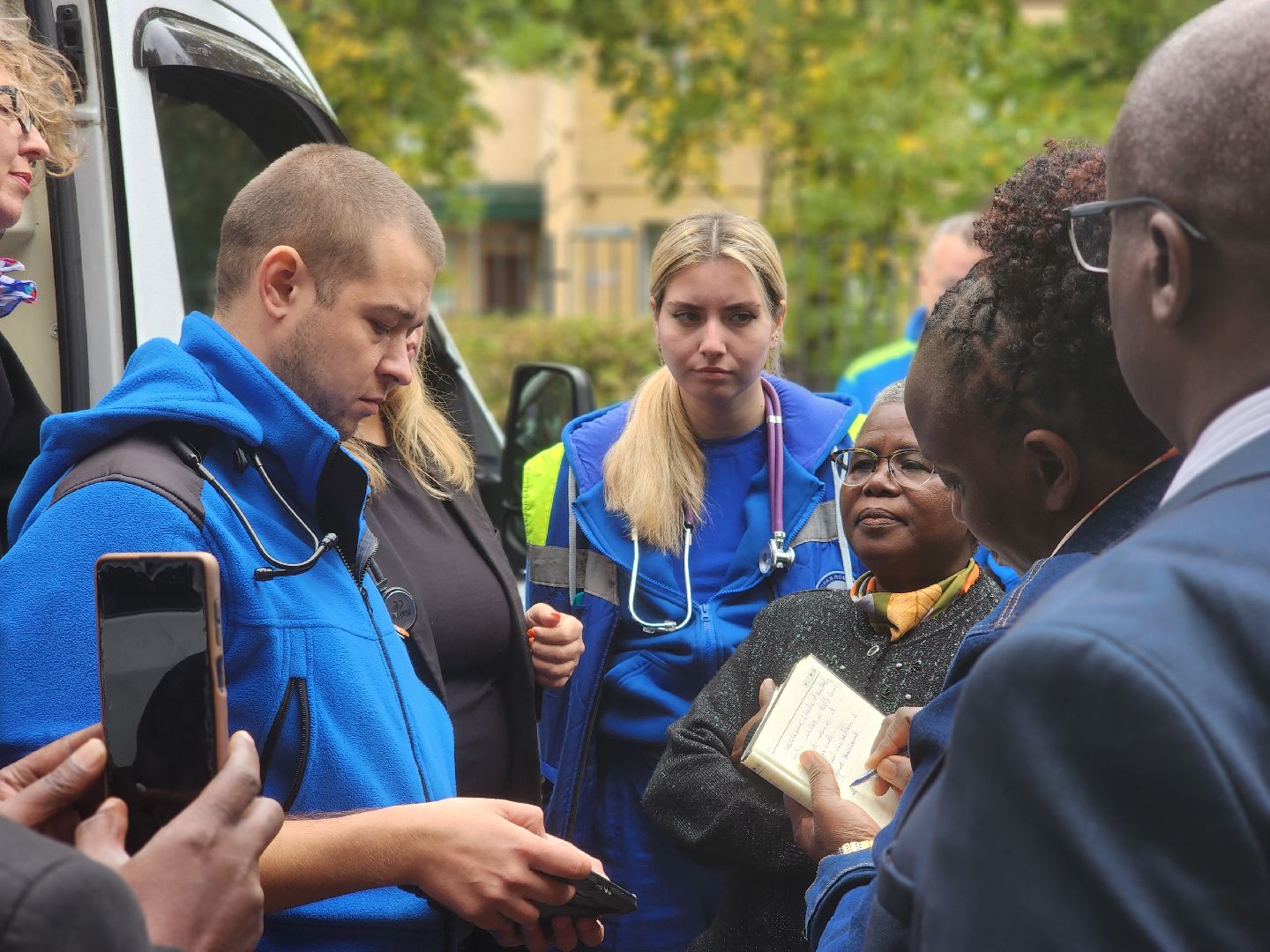 королёв, подстанция скорой помощи в королеве, гости из африки в королеве, делегация, медицина, обмен опытом,