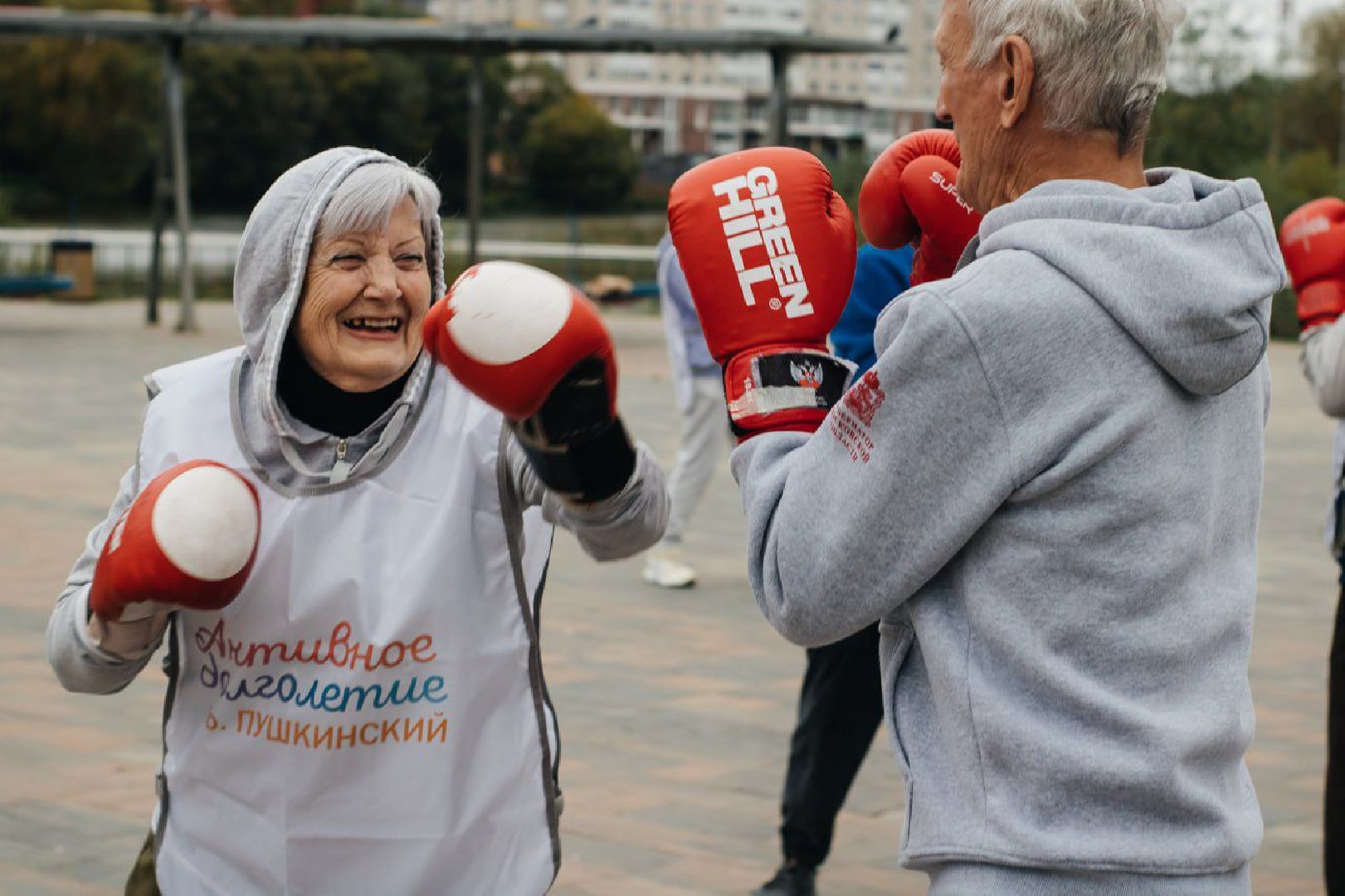 пушкино,  активное долголетие, бокс, тренировки на свежем воздухе, пожилые люди, мастер спорта,спорт - это жизнь, спорт для всех,