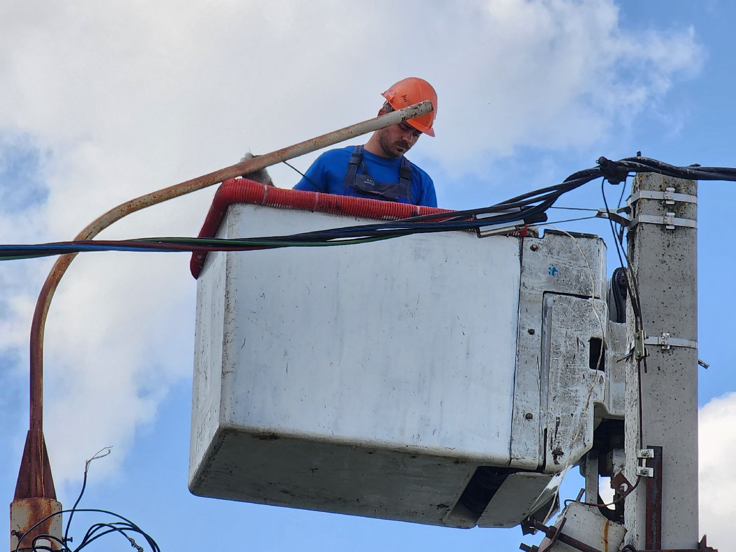 чехов, улица полиграфистов, уличное освещение, наружное освещение, замена светильников, ремонт фонарей, ремонт электропроводки,мбу чеховское благоустройство, содержание дорог, мосавтодор, портал добродел, обращения жителей,