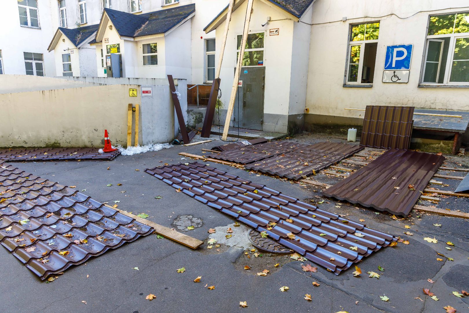 Люберцы, Люберецкая больница,капитальный ремонт кровли,