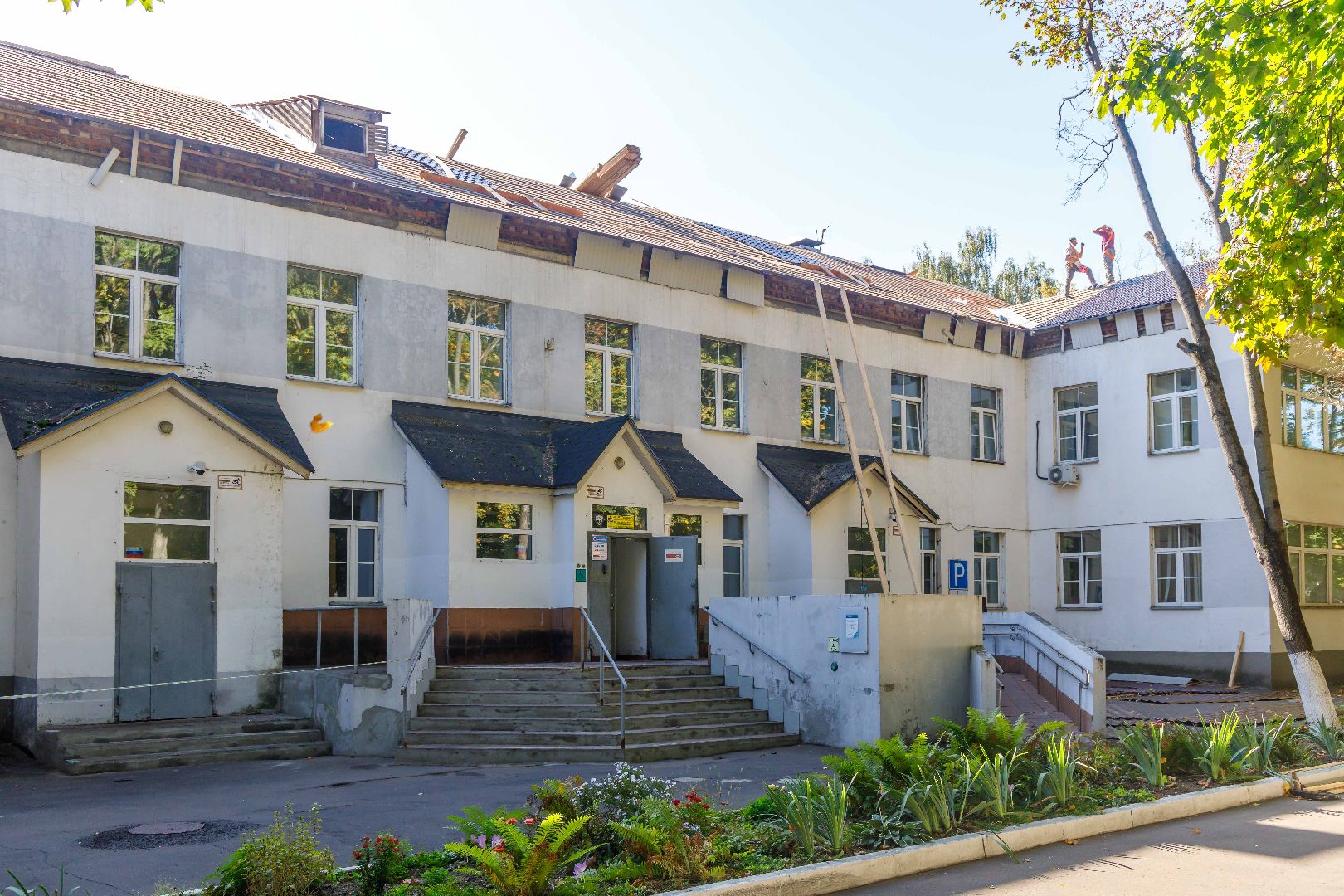 Люберцы, Люберецкая больница,капитальный ремонт кровли,