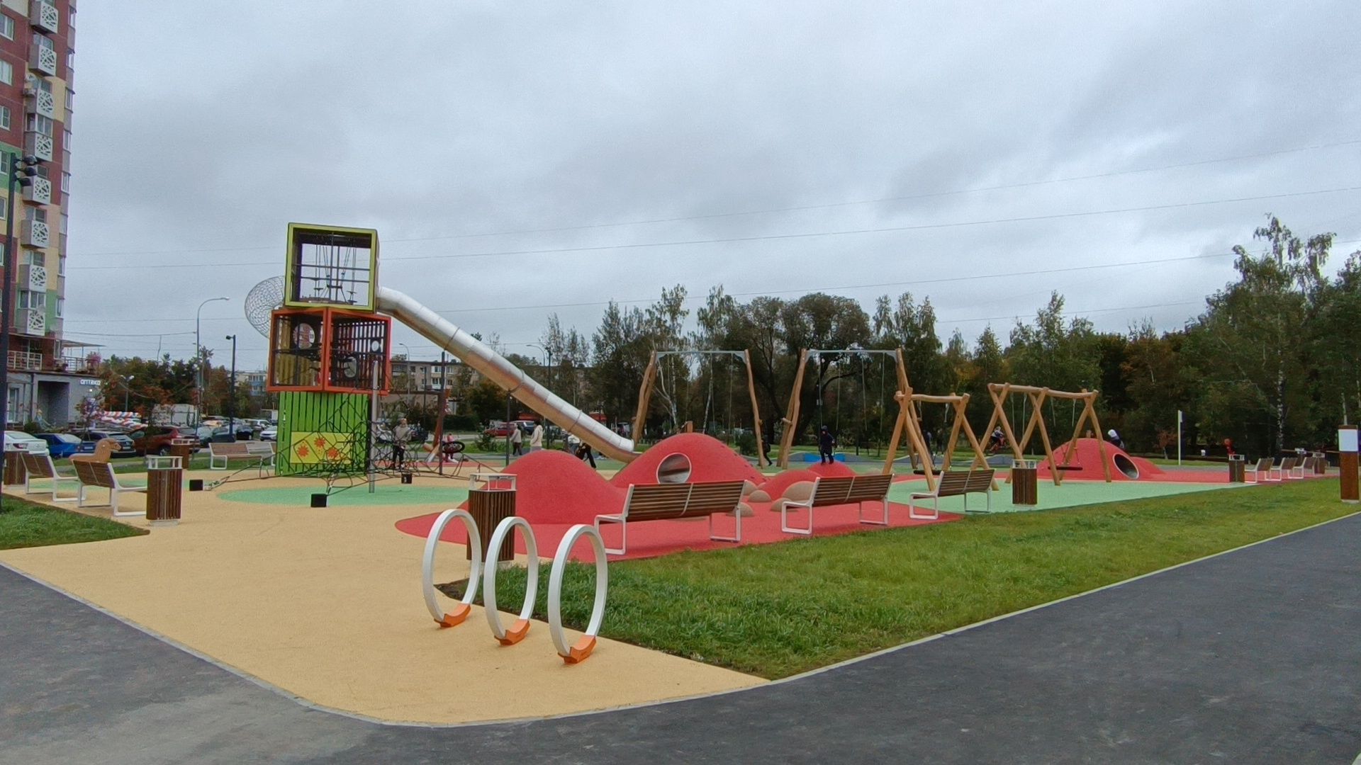 парк, лобня , благоустройство,