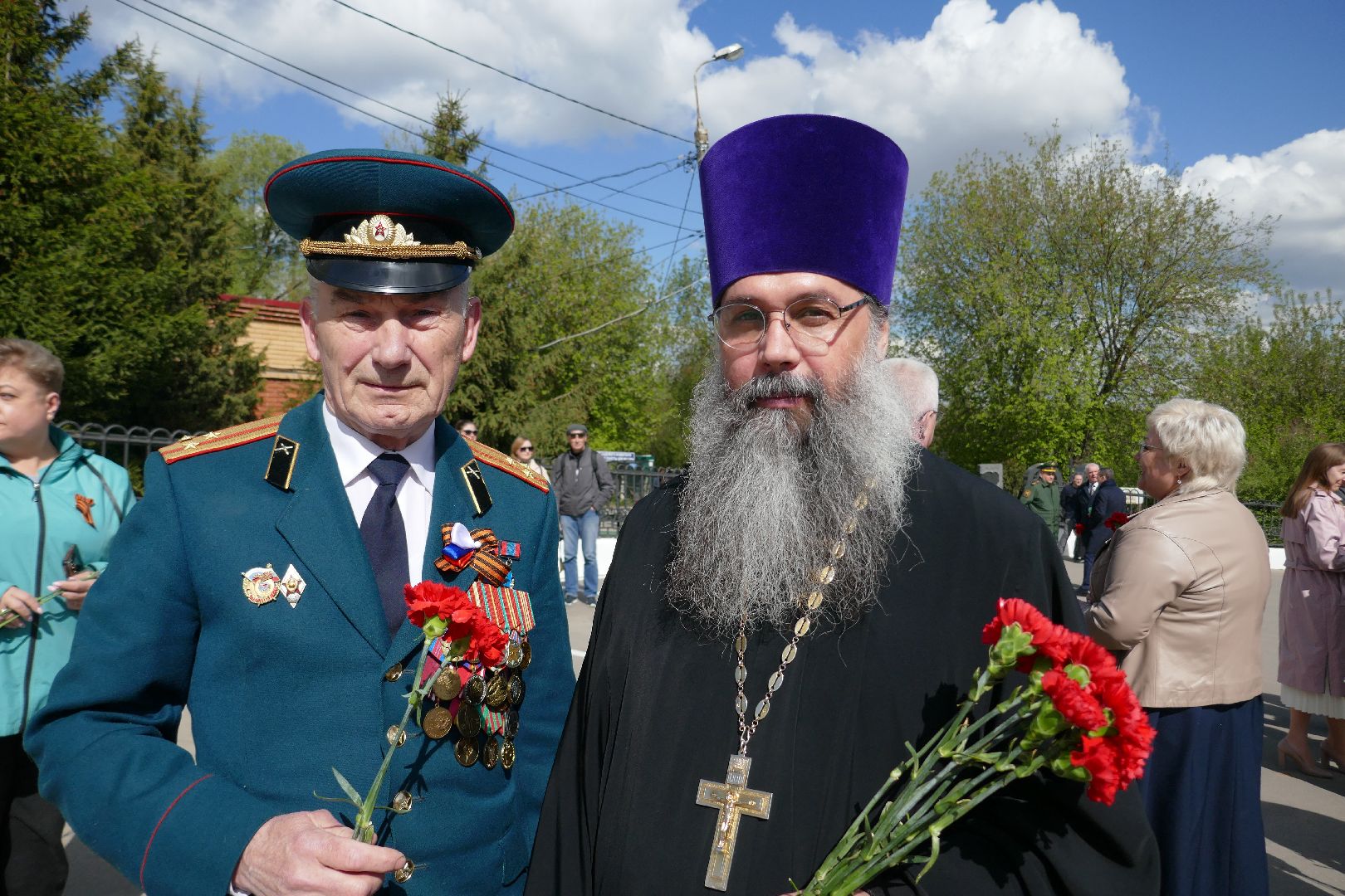 Подольск, дань памяти, возложение цветов, День Победы