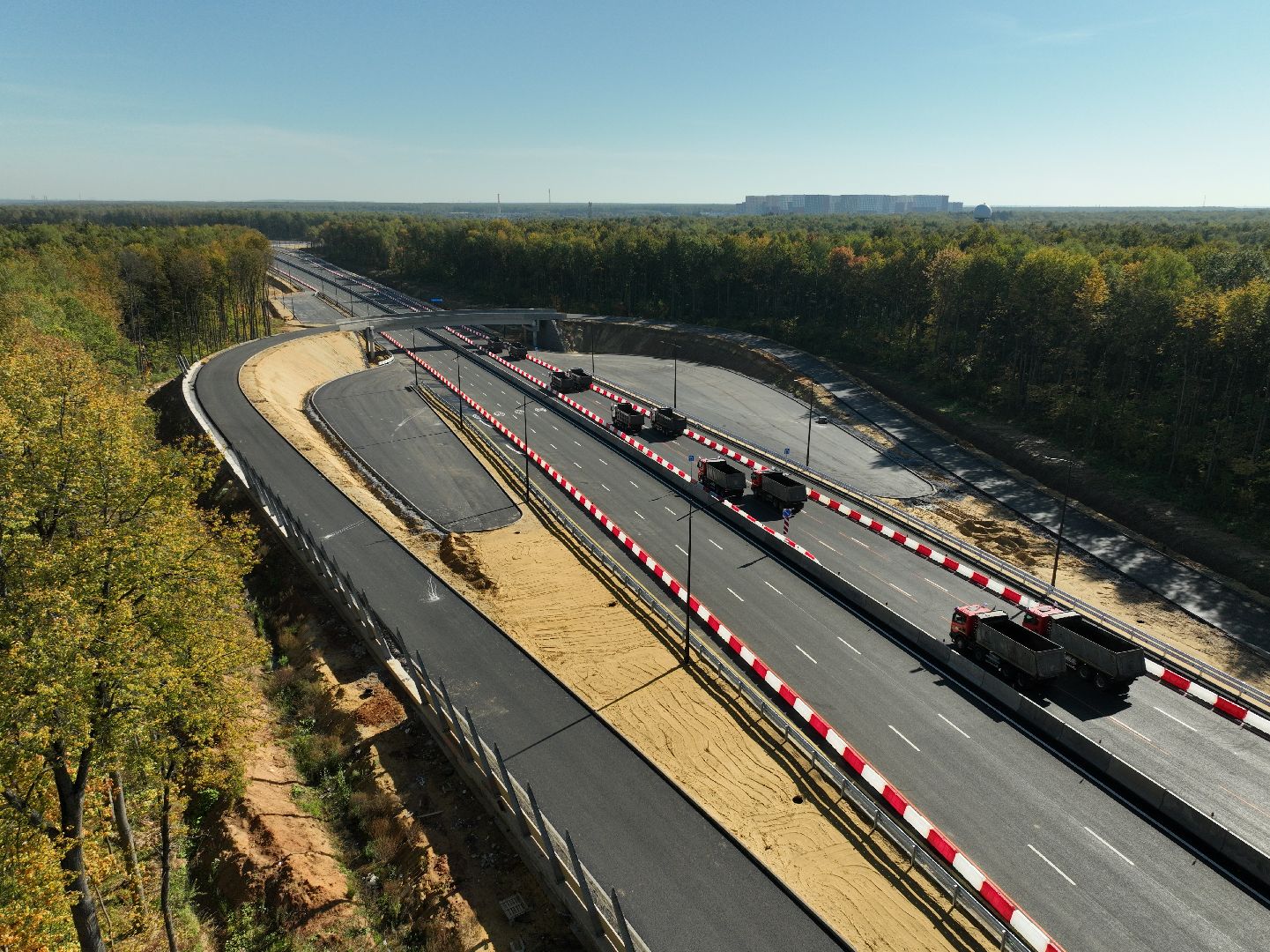 видео с коптера, юла, южно-лыткаринская автодорога,