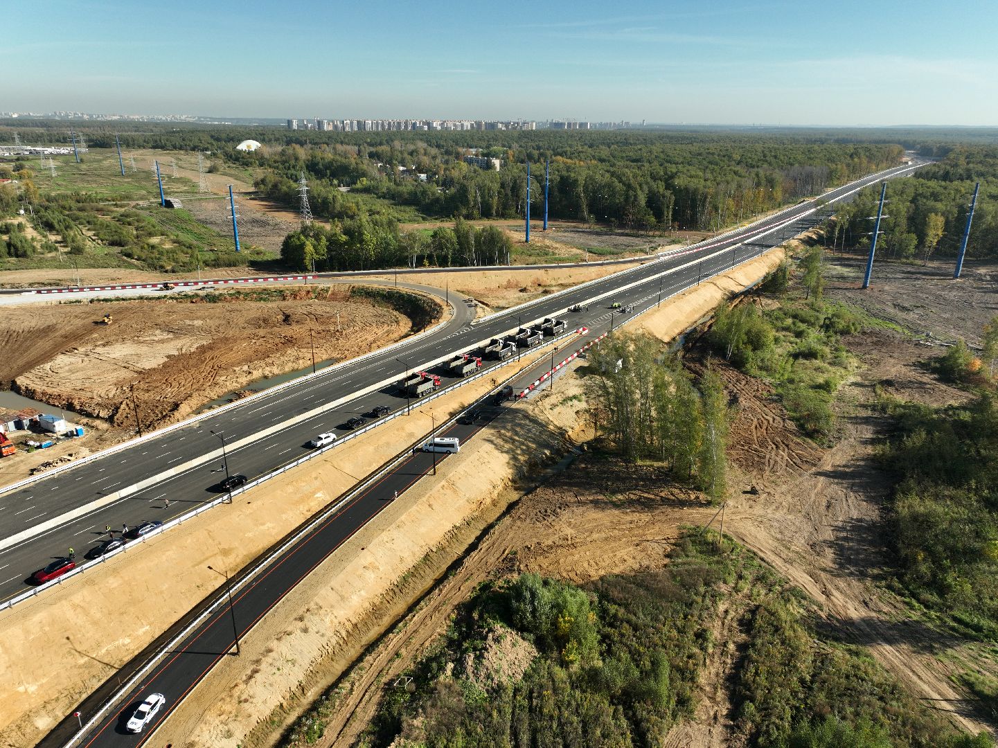 видео с коптера, юла, южно-лыткаринская автодорога,