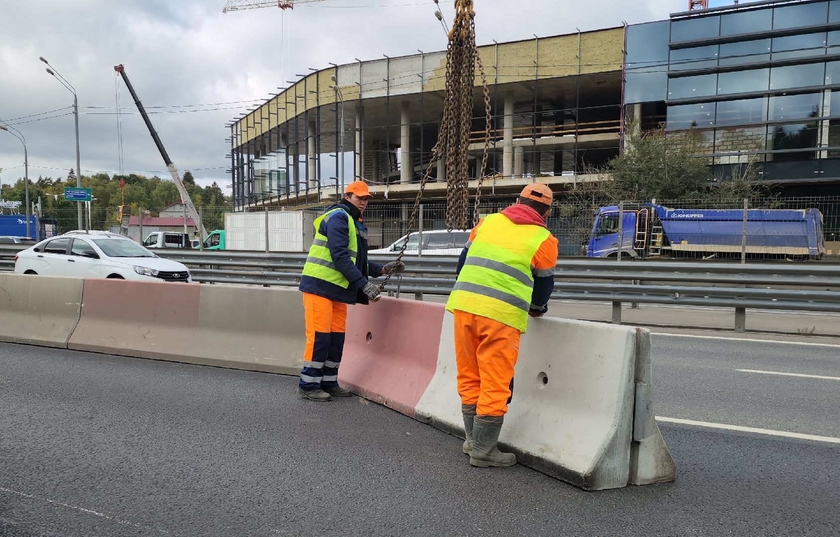 красногорск, балтия, новая рига, ремонт , ограничение движения,