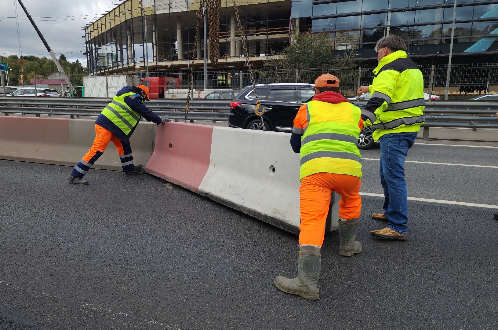 красногорск, балтия, новая рига, ремонт , ограничение движения,