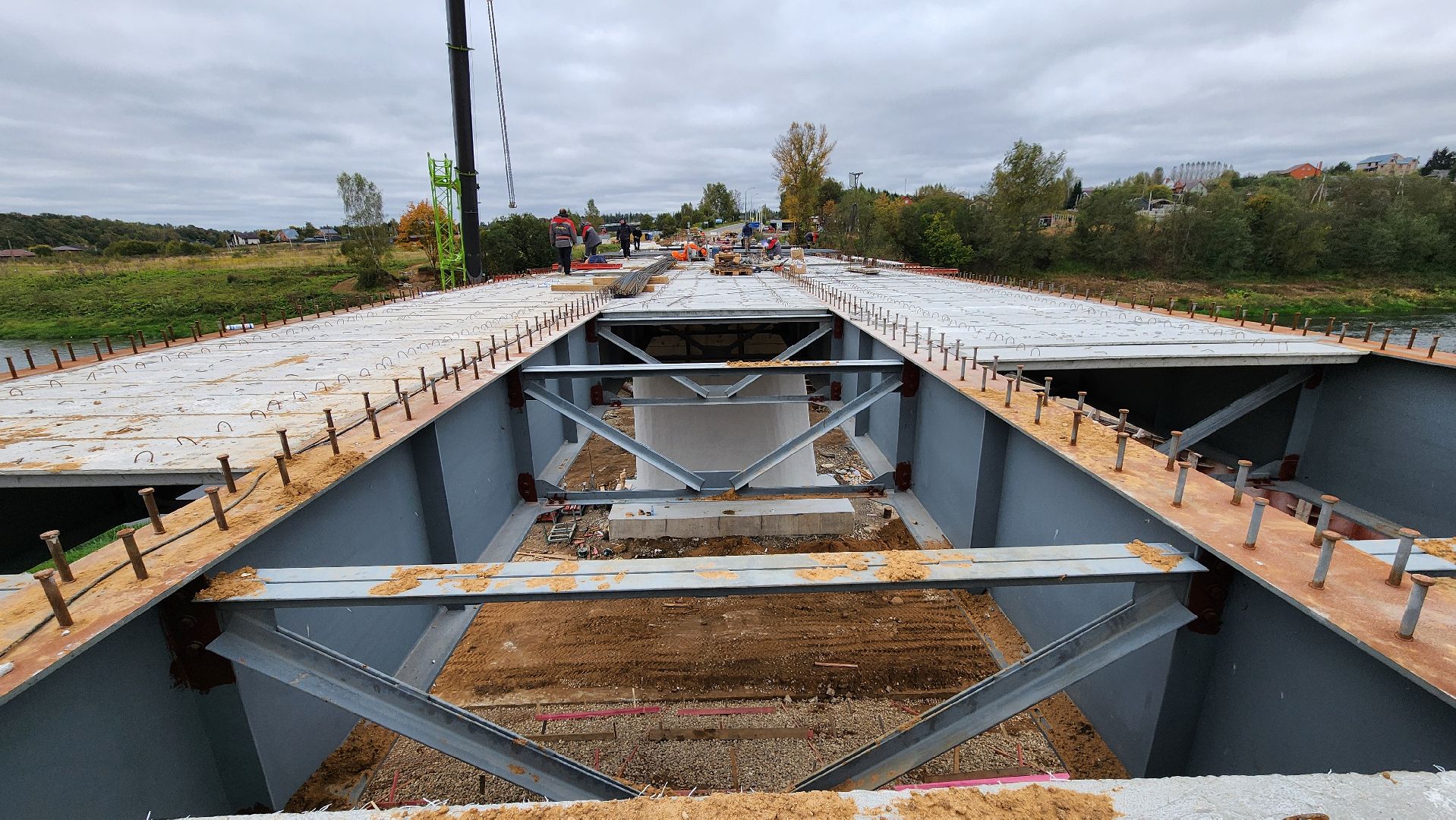 руза, поречье, ремонт моста, дороги,