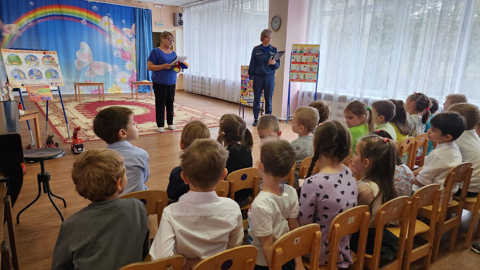 кашира, дети, детский сад, пожарная безопасность, пожнадзор, мчс,