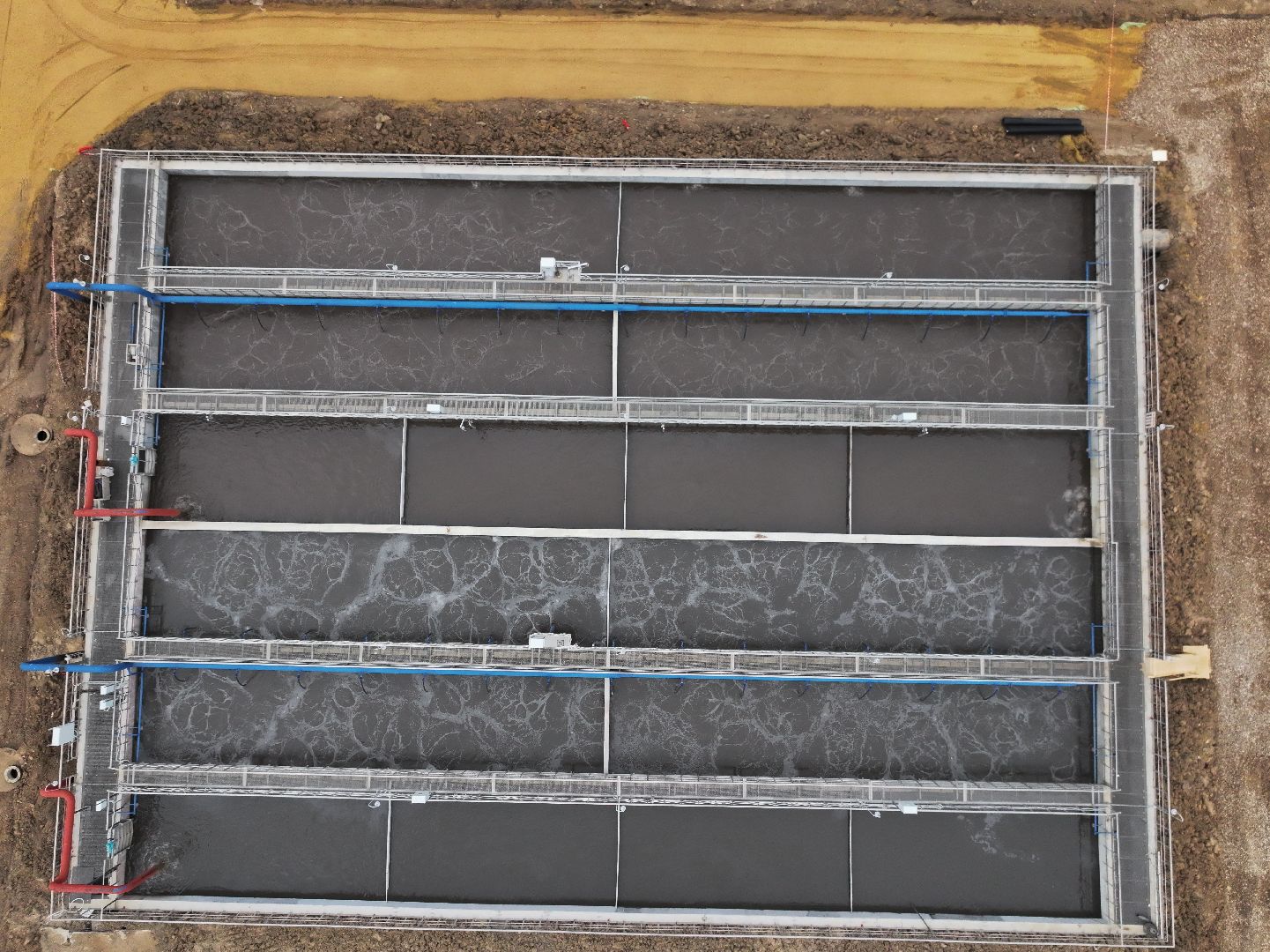 видео с коптера, очистные в солнечногорске,