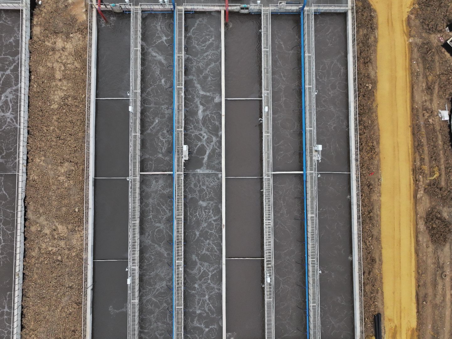 видео с коптера, очистные в солнечногорске,