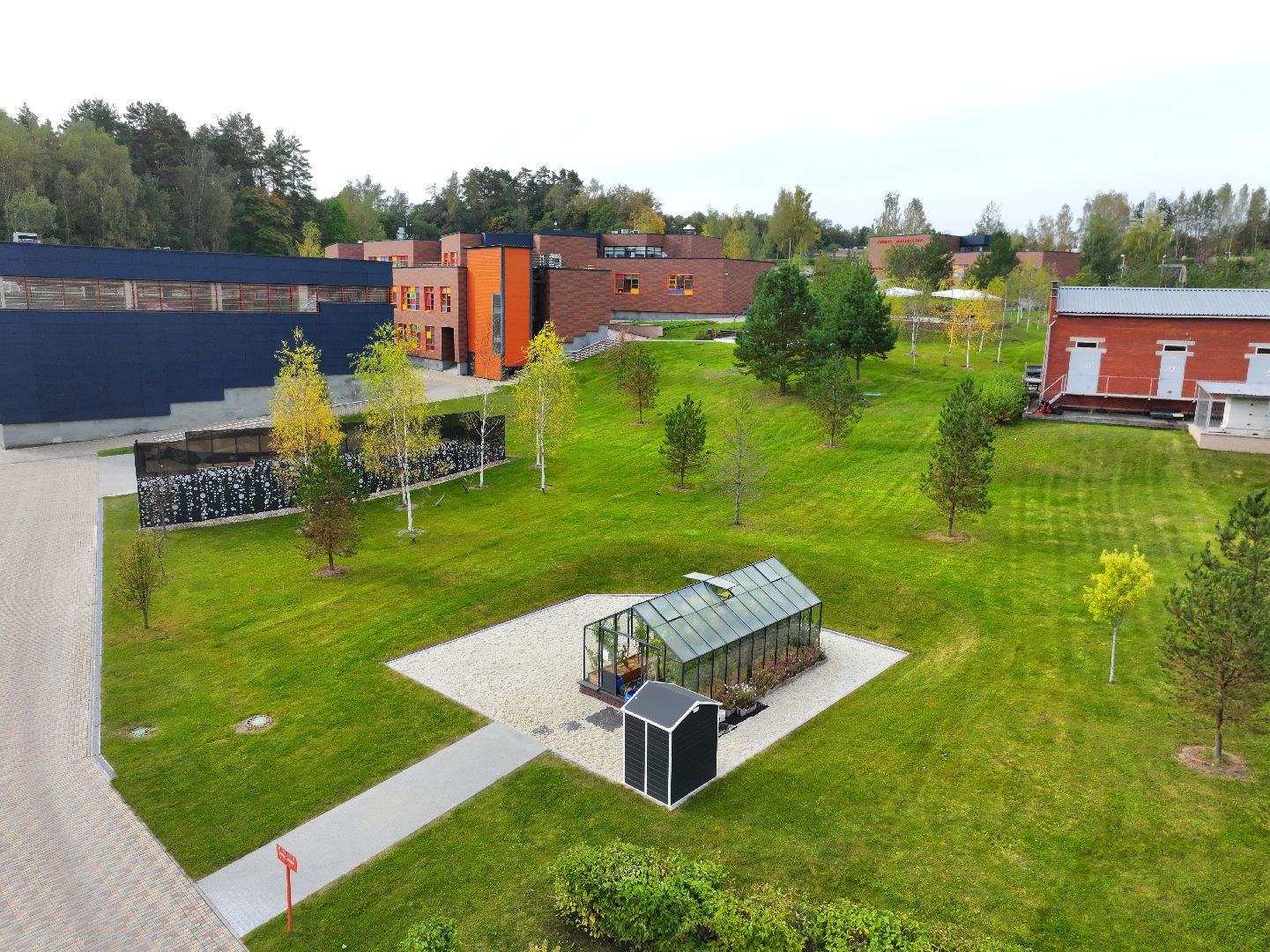 видео с коптера, семейный городок серпухов,