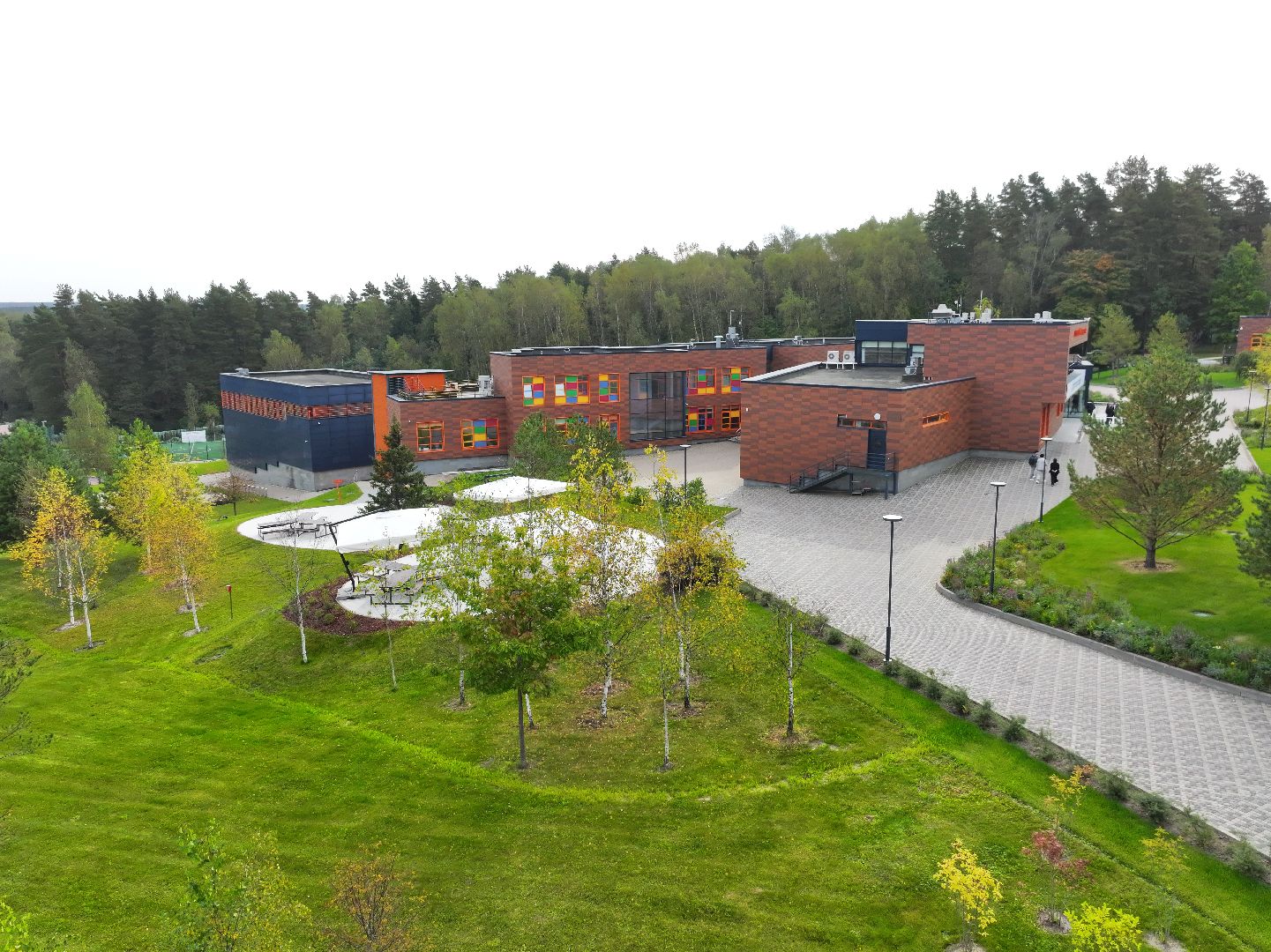 видео с коптера, семейный городок серпухов,