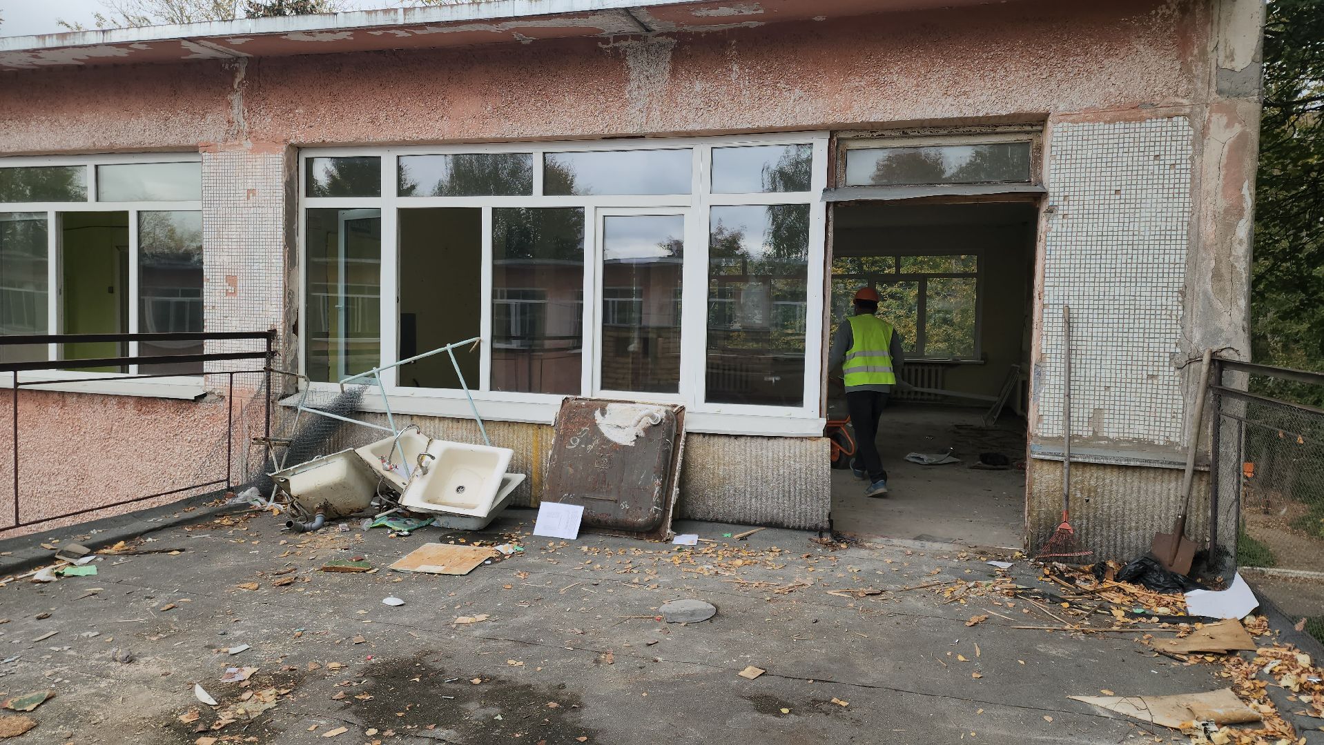 кашира, детский сад, капитальный  ремонт, демонтаж, благоустройство,