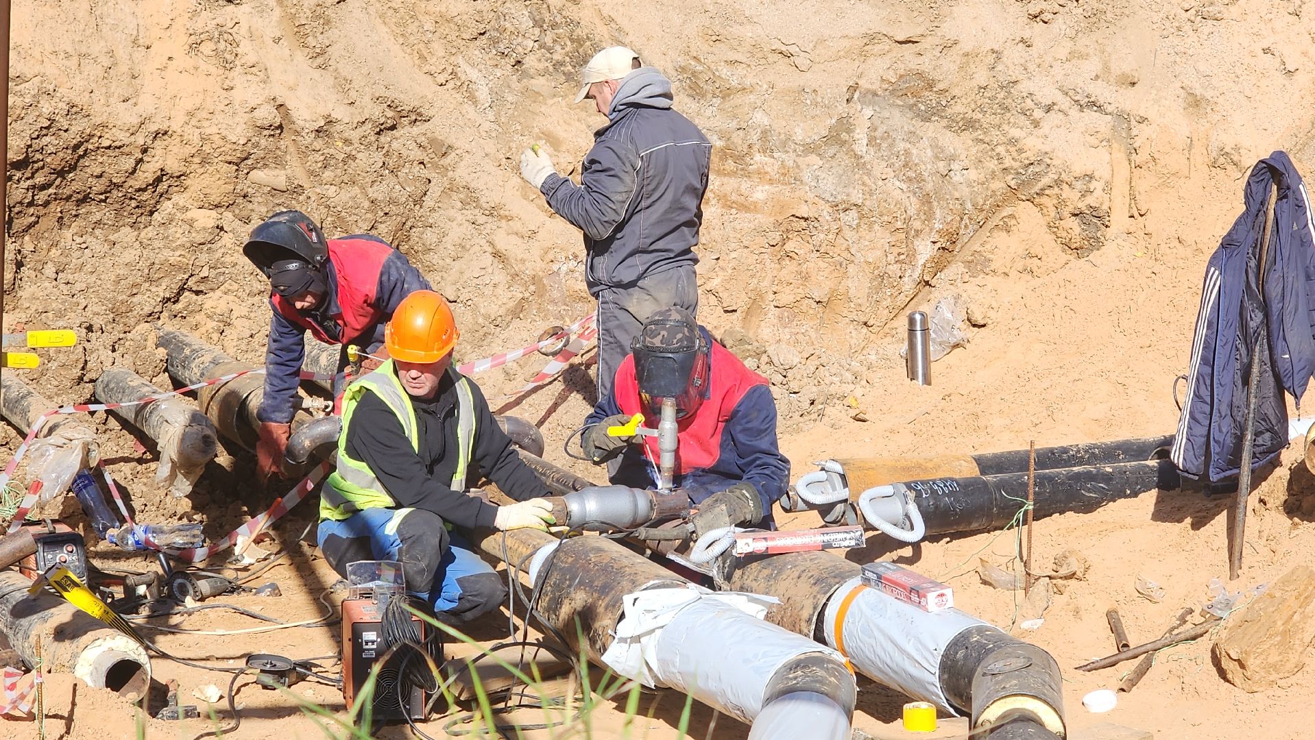 волоколамск, сычево, жкх, ремонт теплосетей,