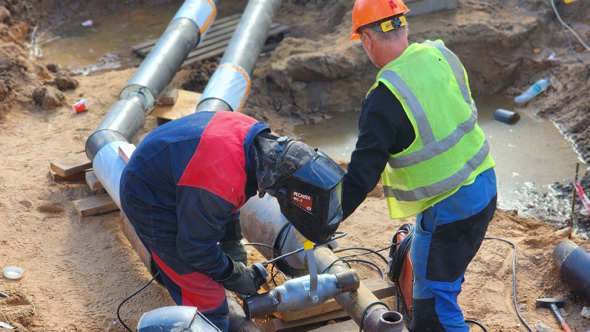 волоколамск, сычево, жкх, ремонт теплосетей,