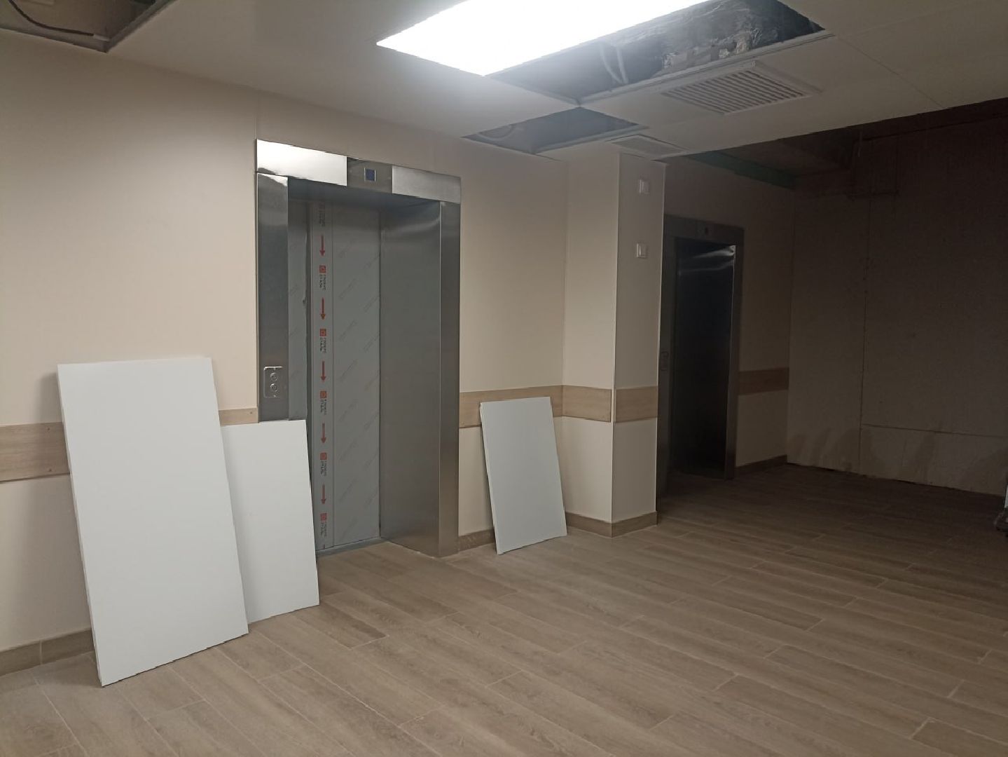 пушкино, ремонт поликлиники, покраска стен, современное оборудование, регистратура, комфортная среда,кабинеты,новые лифты,