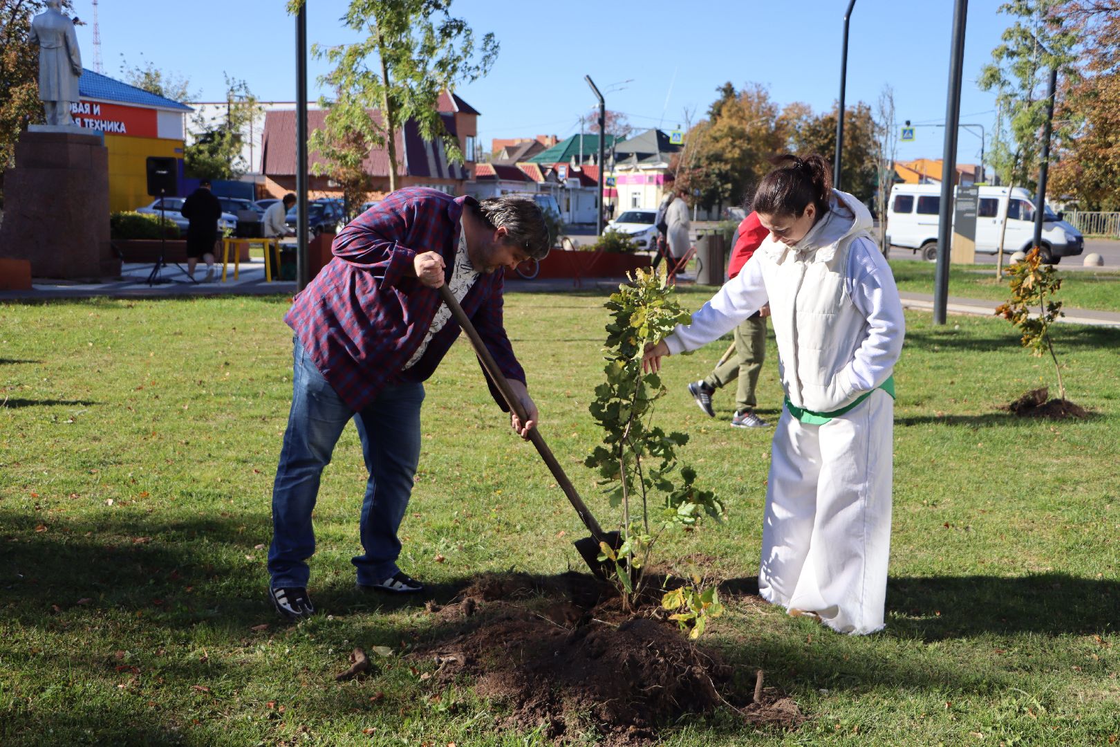 серебряные пруды, день в лесу, сквер ленина,
