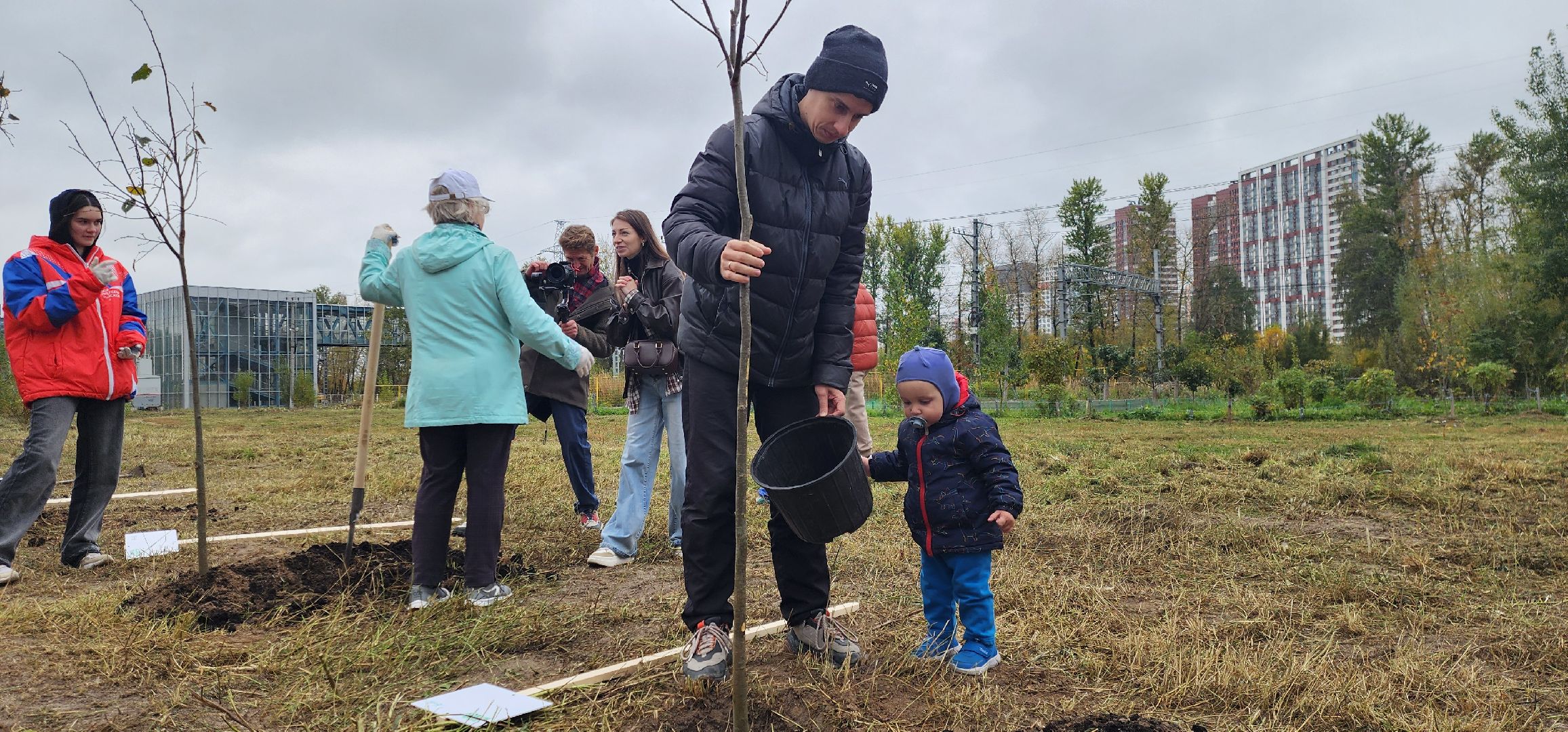 Химки, Экология , высадка деревьев,