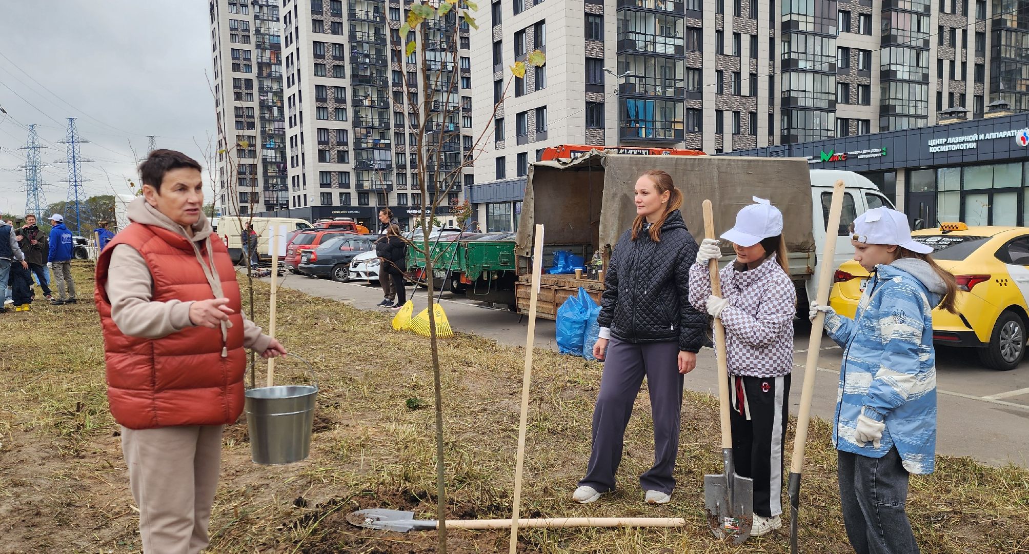 Химки, Экология , высадка деревьев,