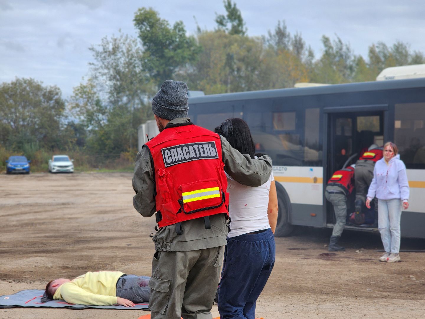 скорая помощь, учения скорой помощи,  скорая медицинская помощь, деревня клюшниково, богородский городской округ,