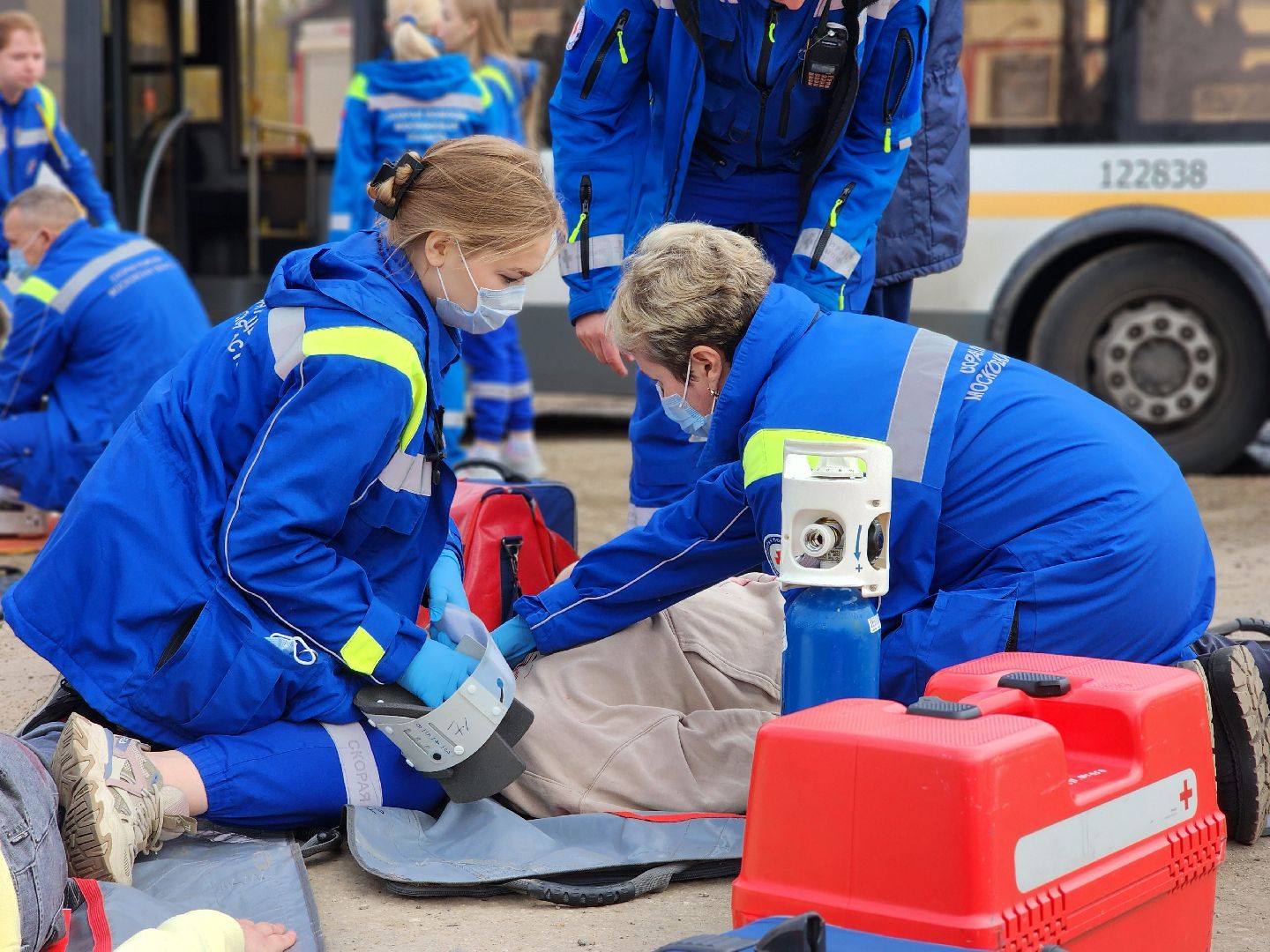 скорая помощь, учения скорой помощи,  скорая медицинская помощь, деревня клюшниково, богородский городской округ,