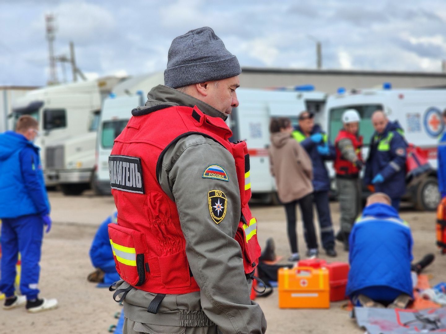 скорая помощь, учения скорой помощи,  скорая медицинская помощь, деревня клюшниково, богородский городской округ,
