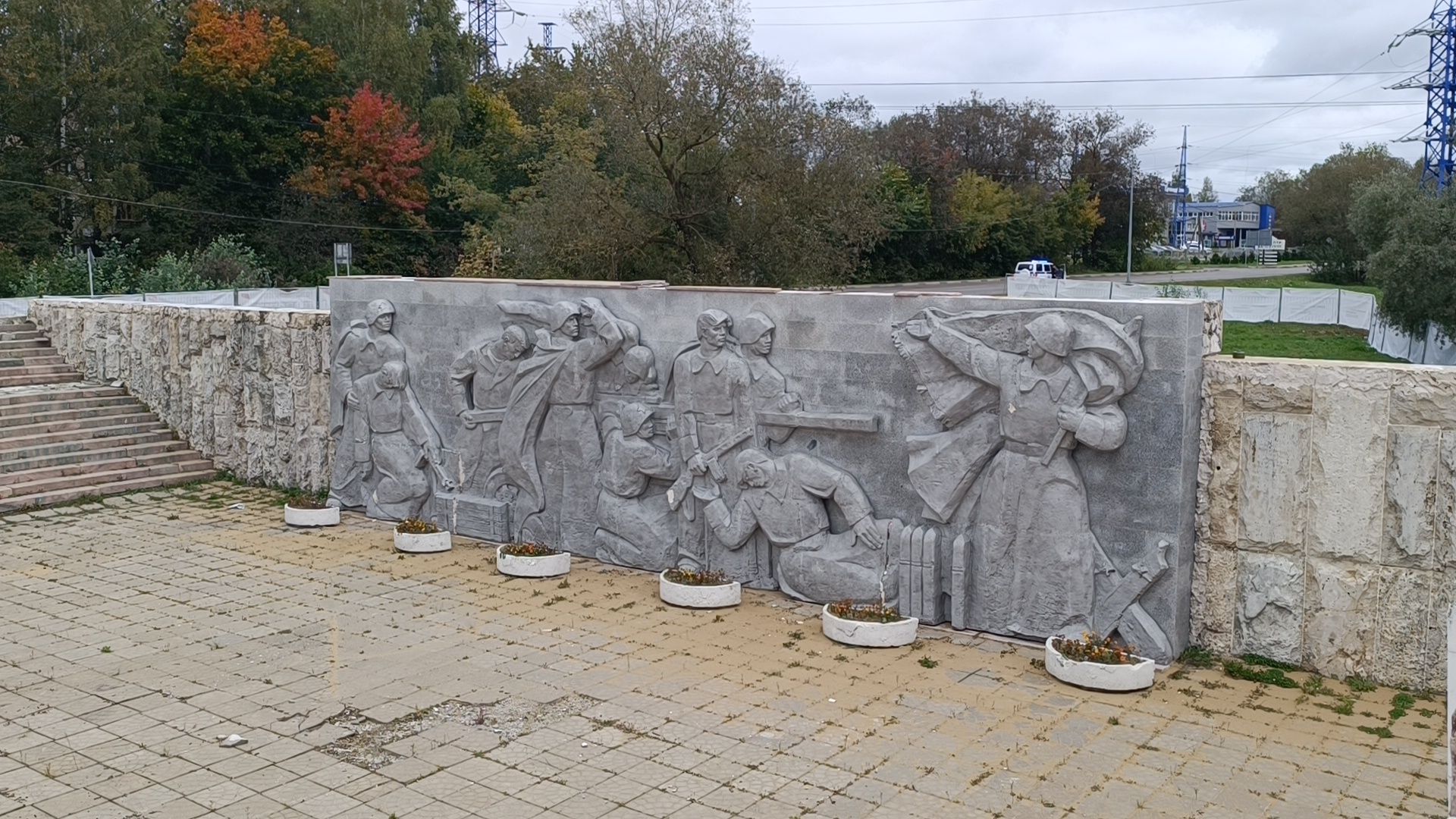 памятник , лобня, реконструкция ,