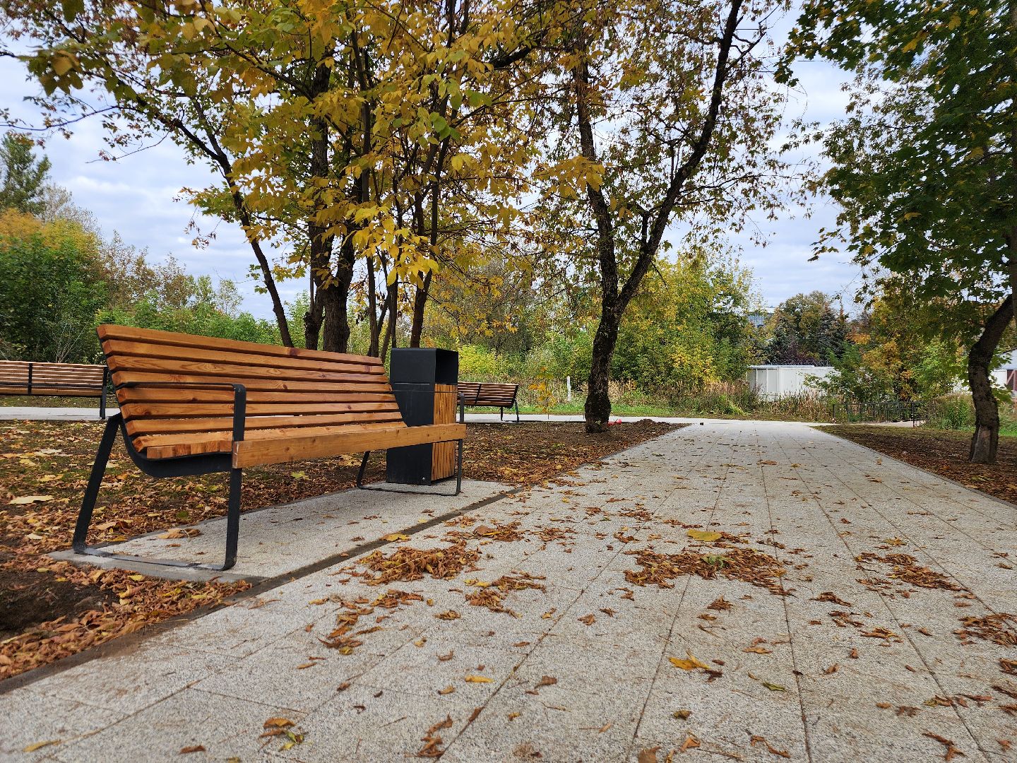 фрязино, благоустройство сквера, общественная территория, пешеходные дорожки,