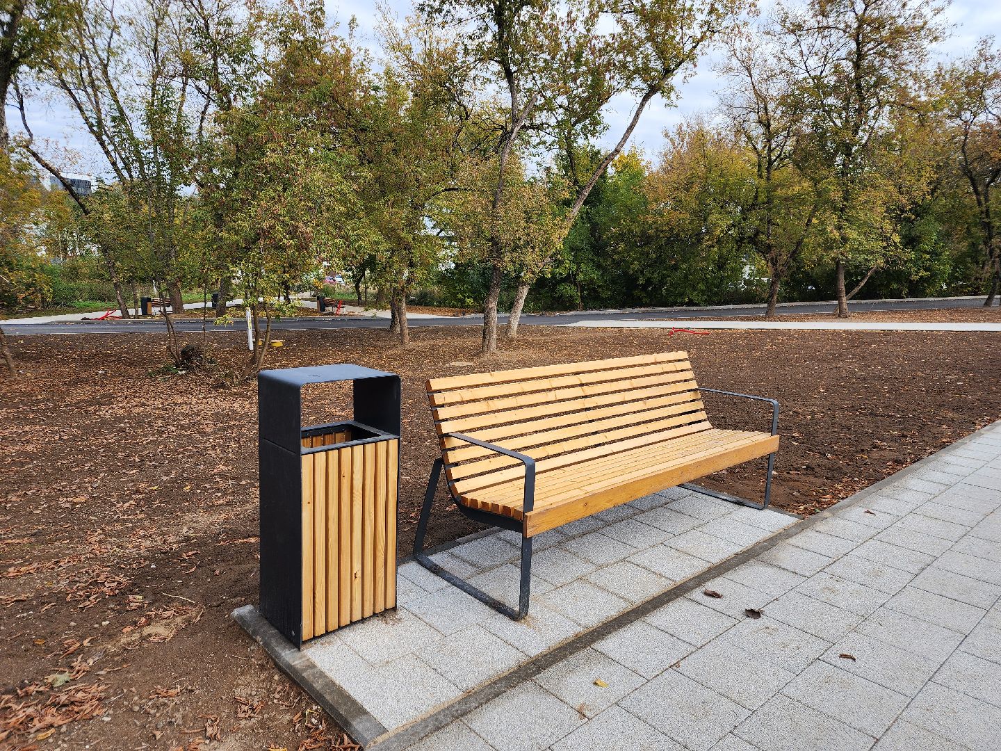 фрязино, благоустройство сквера, общественная территория, пешеходные дорожки,