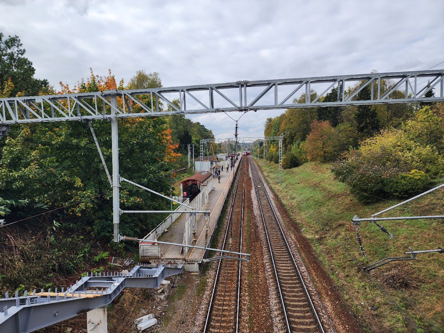 одинцовский городской округ,  ржд, мост, электрички, железная дорога,