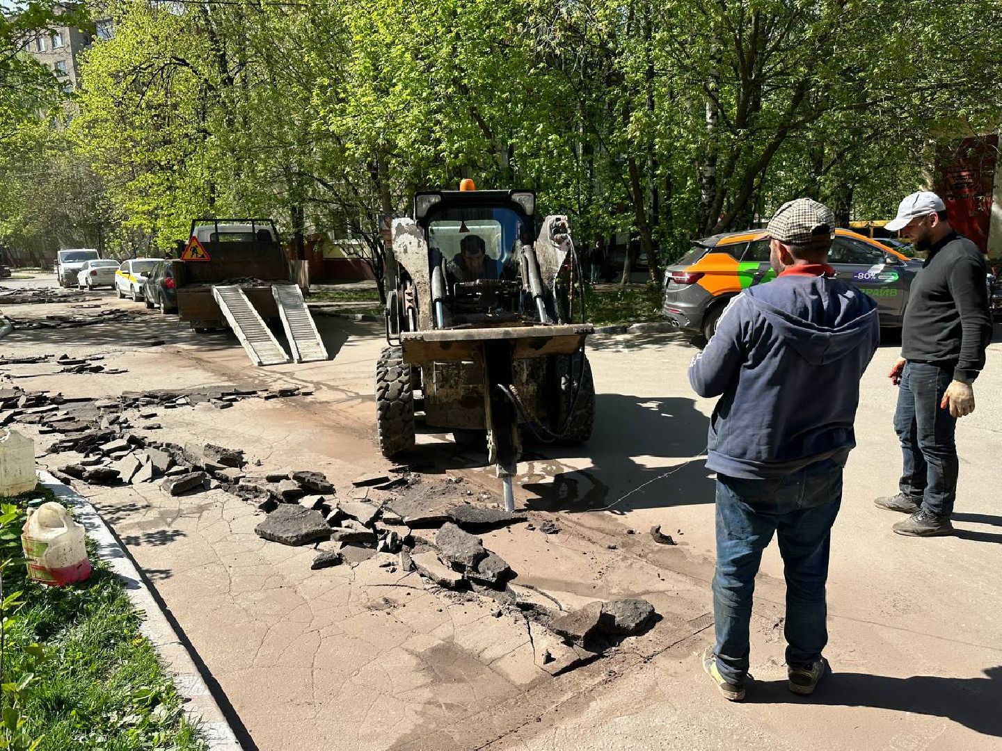 Реутов, ремонт дорог, ямочный ремонт, латание ям