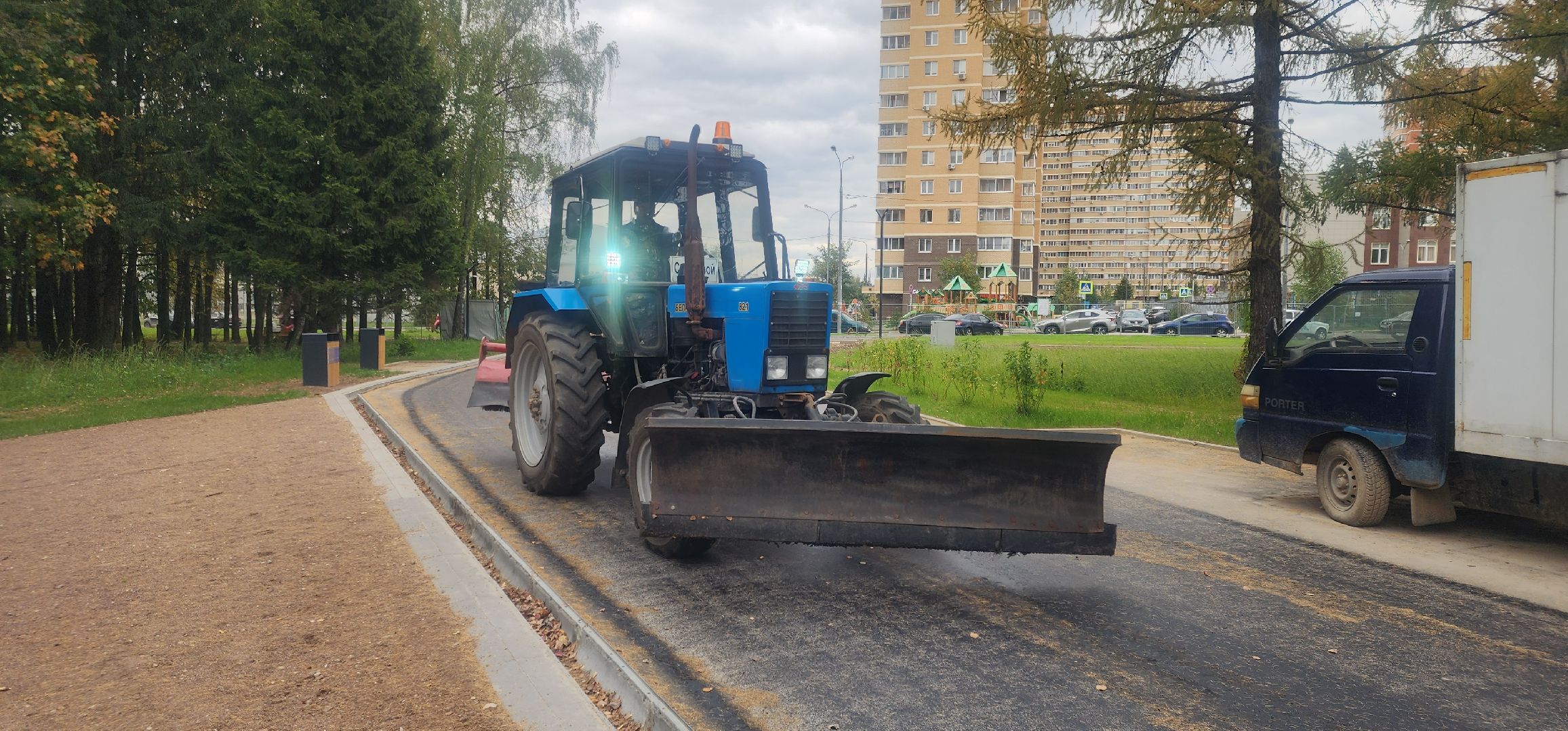 Благоустройство , Микрорайон Супонево , Звенигород, Ремонтно-эксплуатационная служба Звенигорода ,