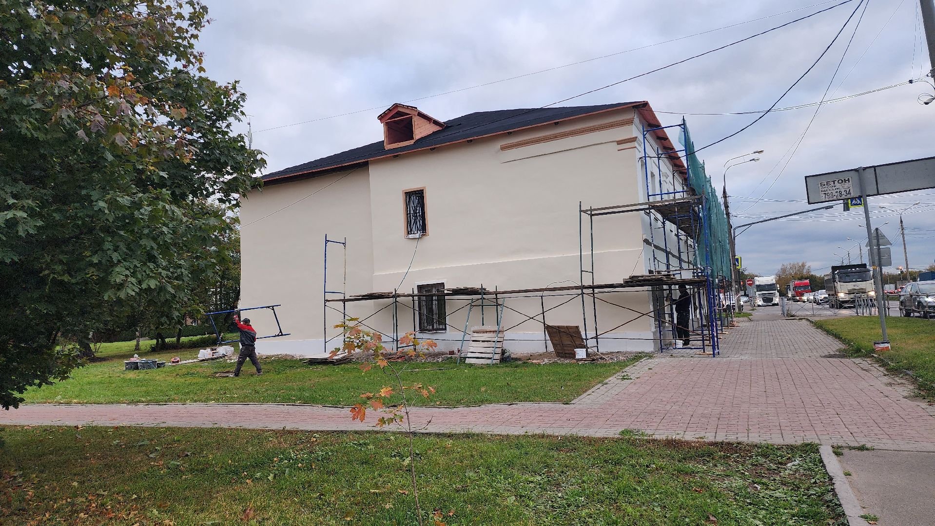 домодедово, обьекты культурного наследия, почтовая станция, подмосковье, строительство, реставрация ,