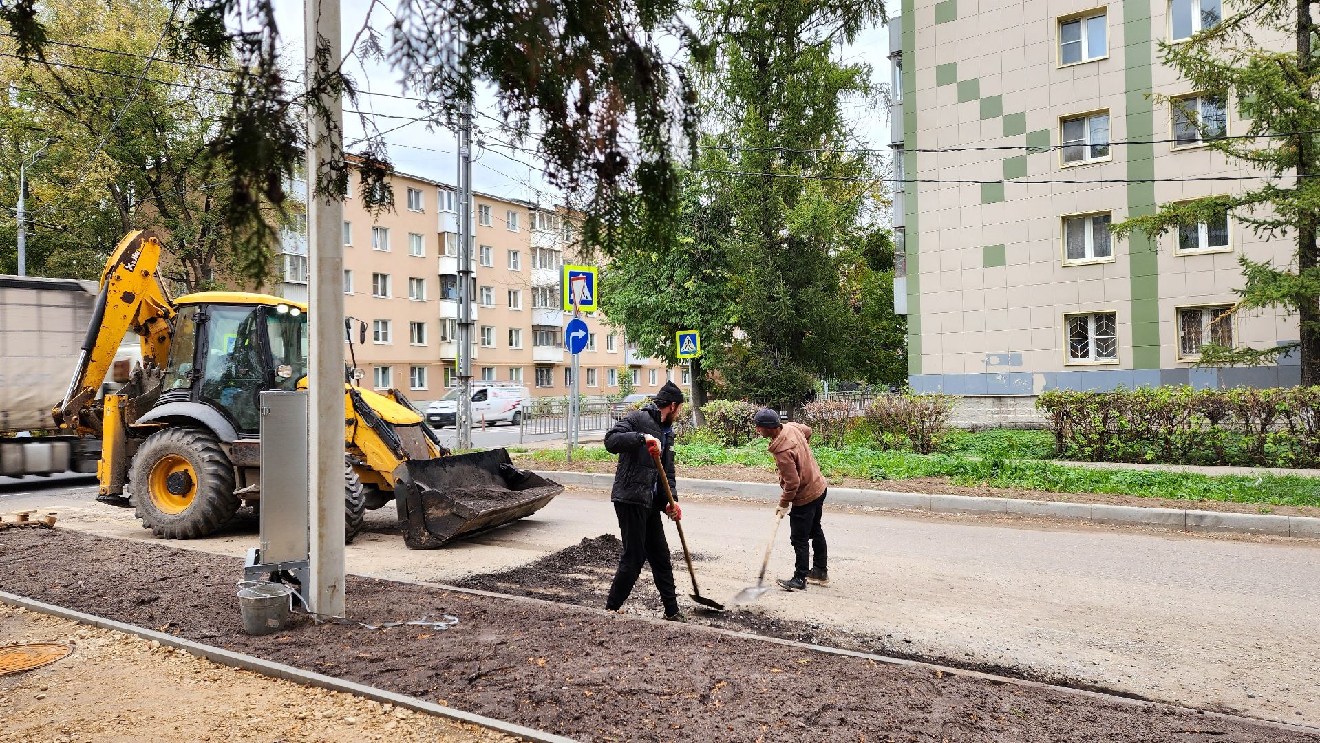клин, благоустройство, улица менделеева, асфальт,