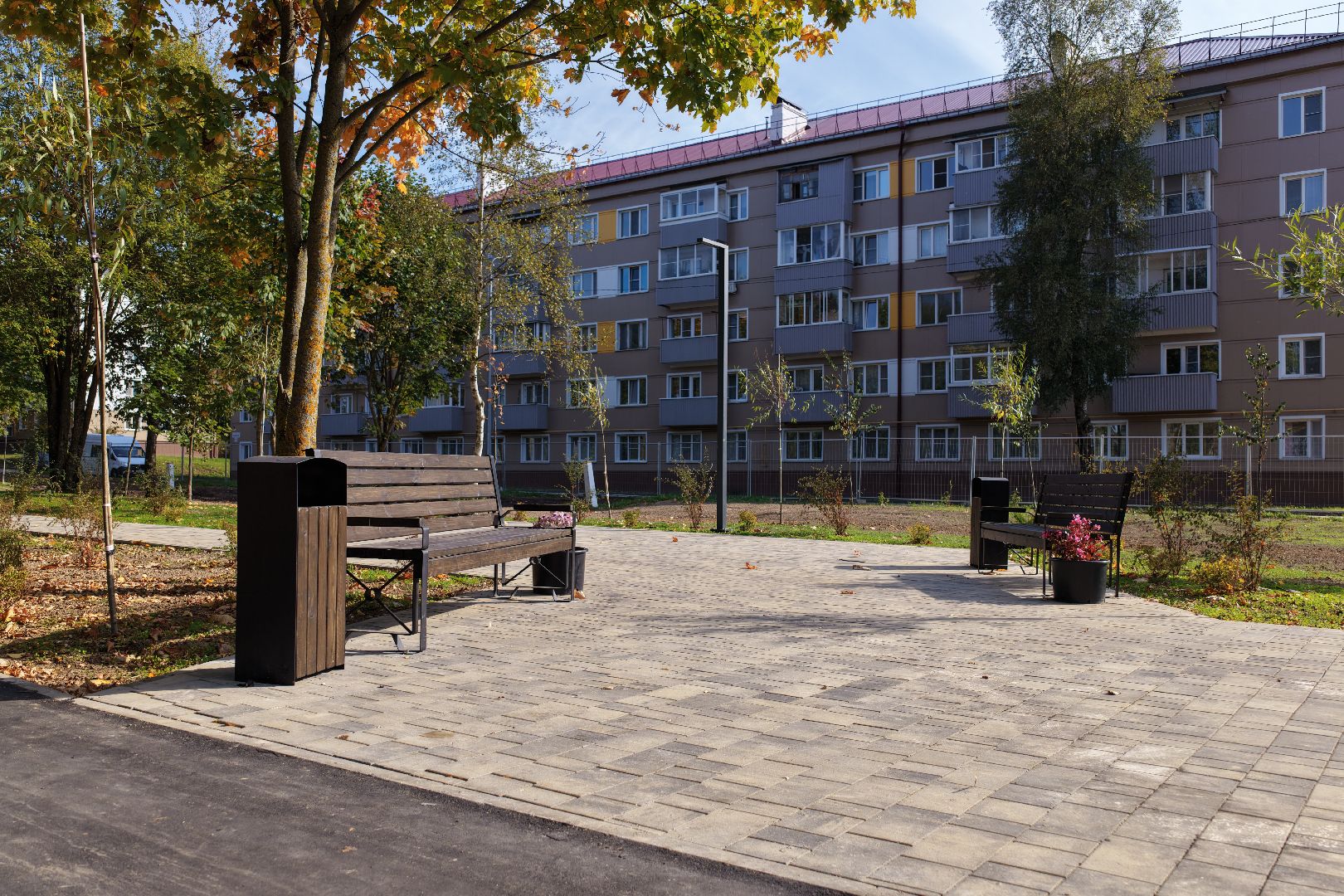 видео с коптера, сквер в шаховской, благоустройство в шаховской,