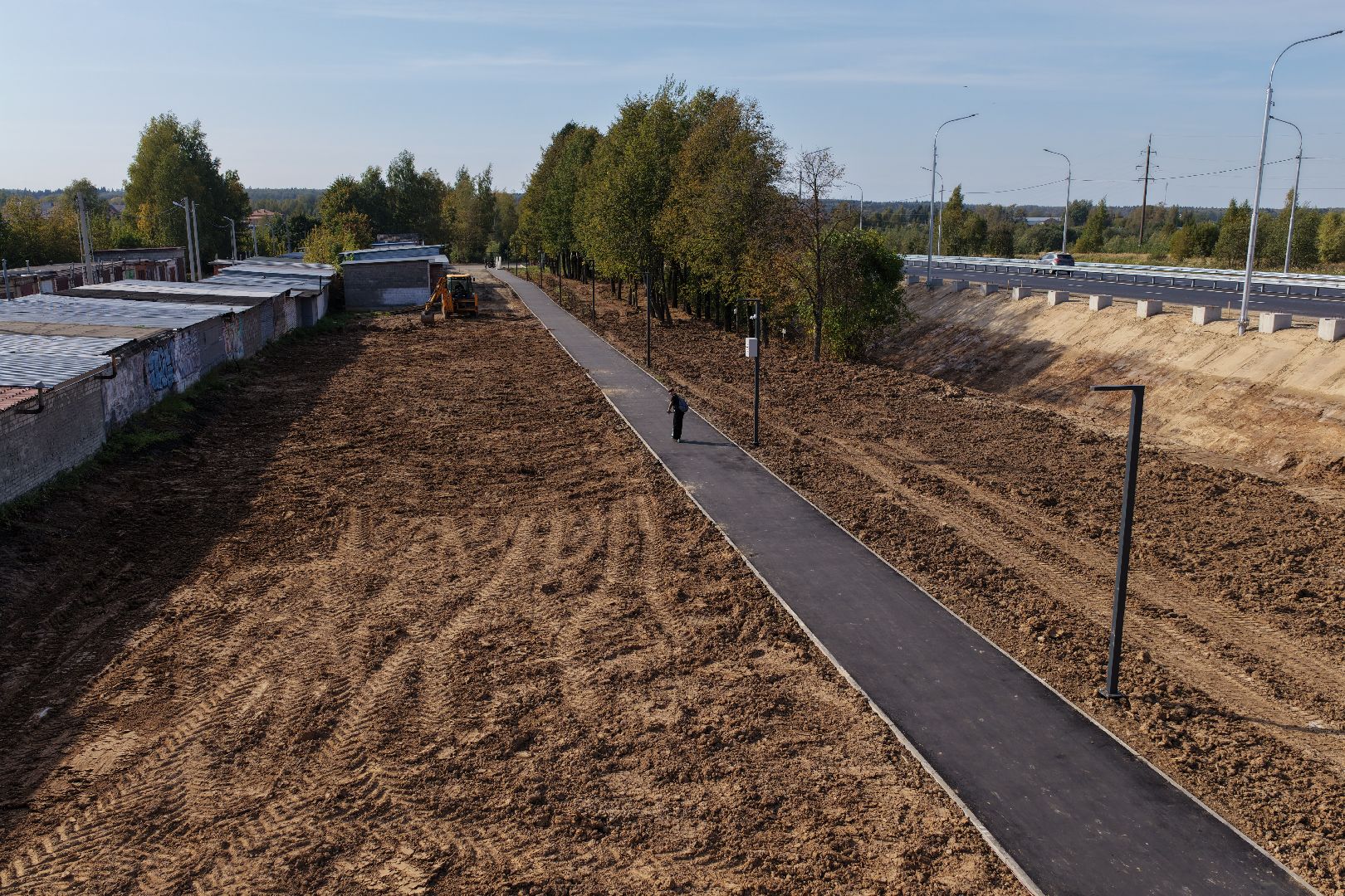 видео с коптера, сквер в шаховской, благоустройство в шаховской,