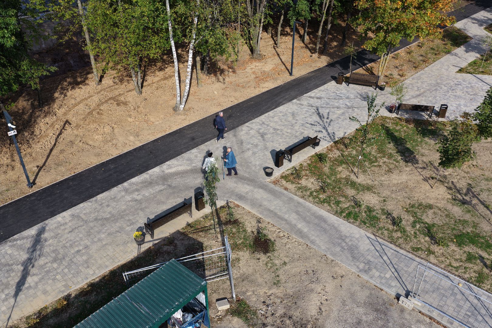 видео с коптера, сквер в шаховской, благоустройство в шаховской,